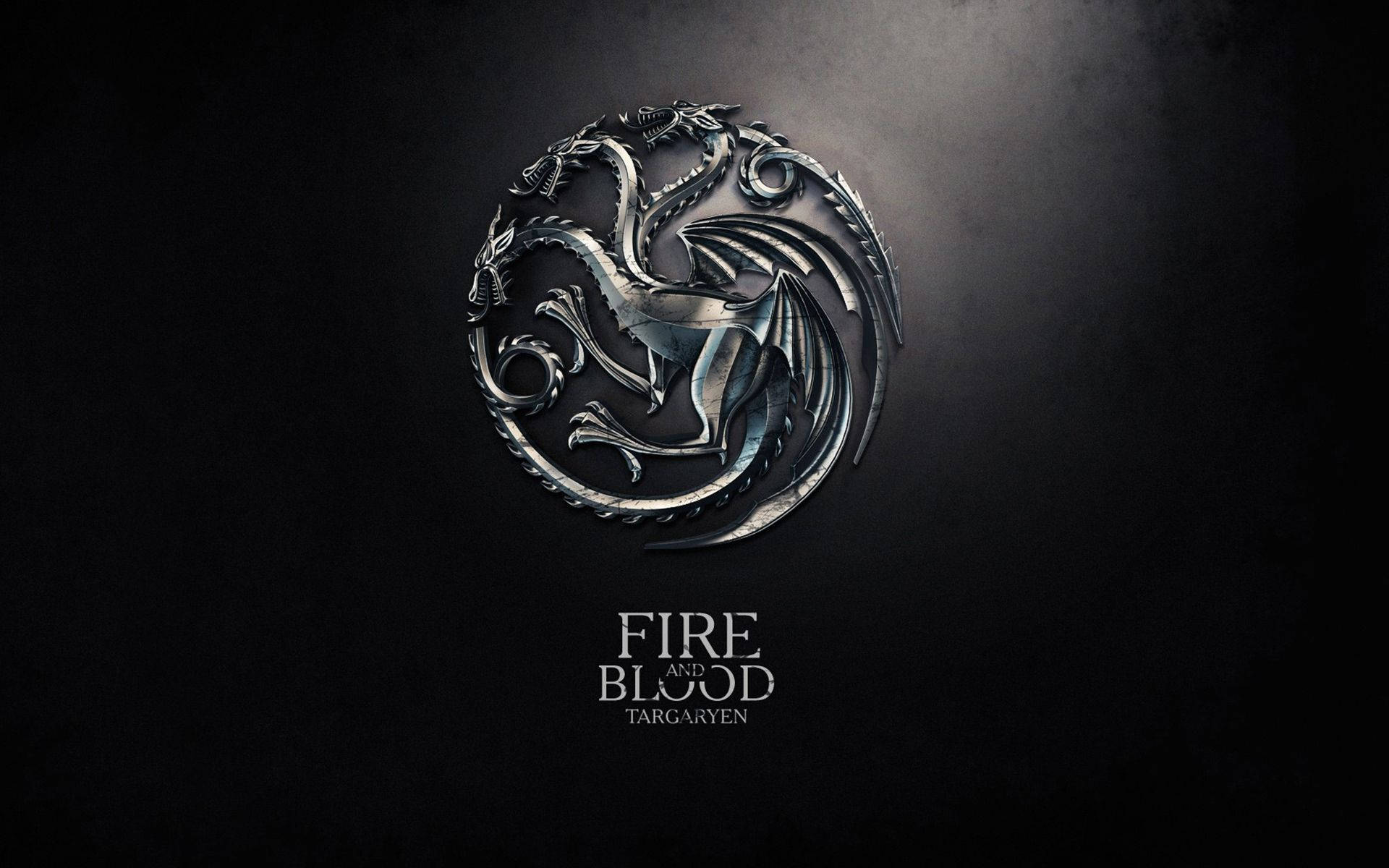 Dragon Logo Of Game Of Thrones Background