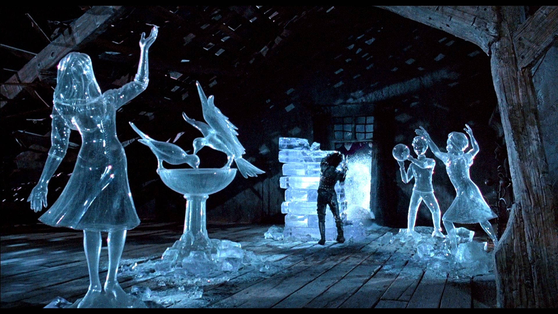 Download Edward Scissorhands Ice Sculpture Wallpaper 