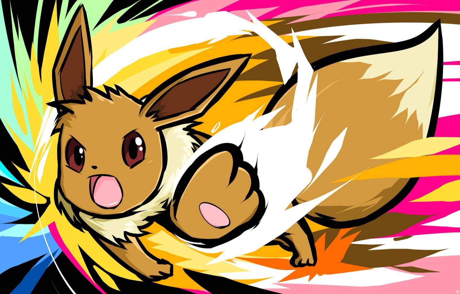 Eevee Of Pokémon Fan Art Background