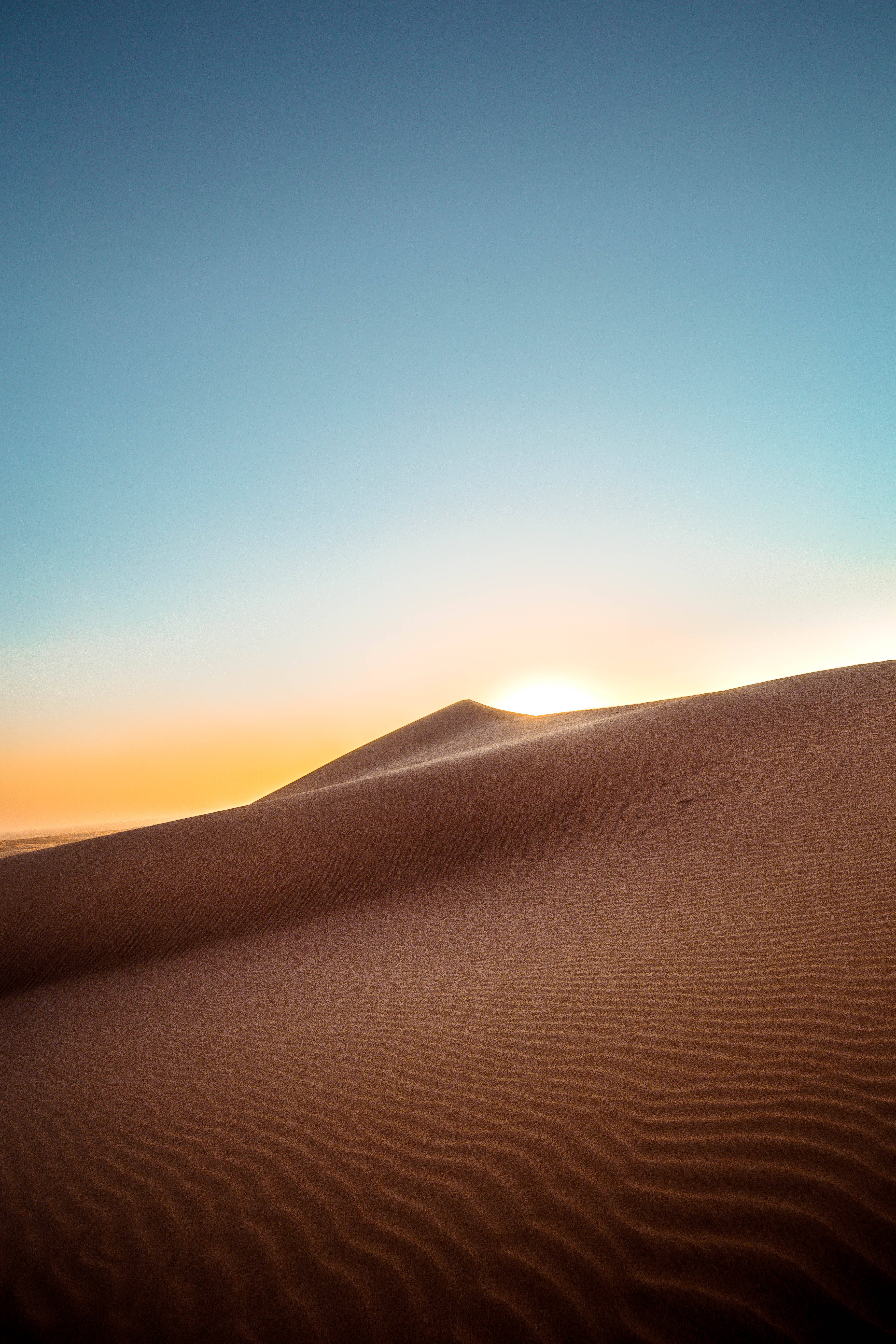 Egyptian Desert Sunrise Background