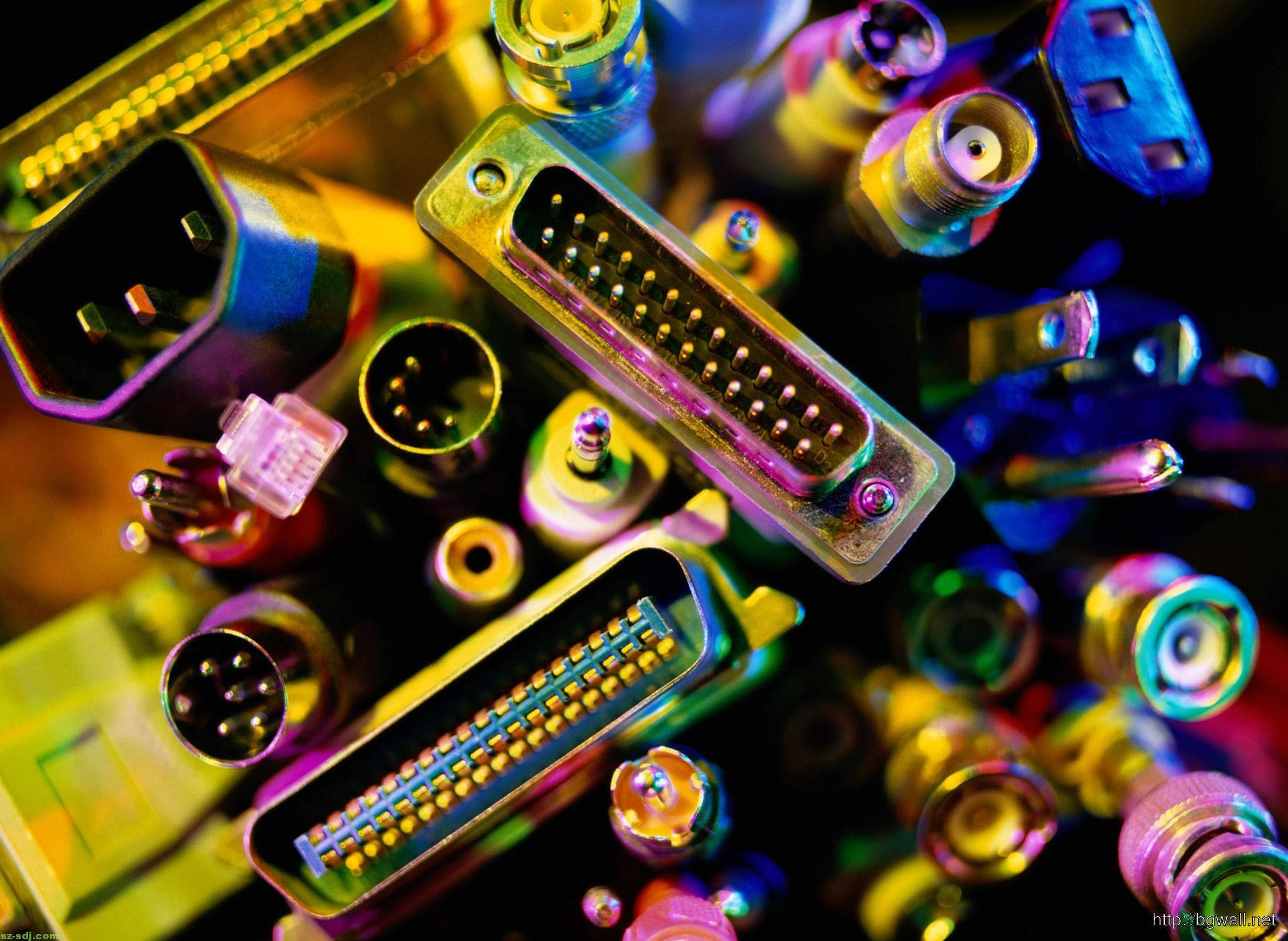 Download Electronics Cable Connectors Wallpaper