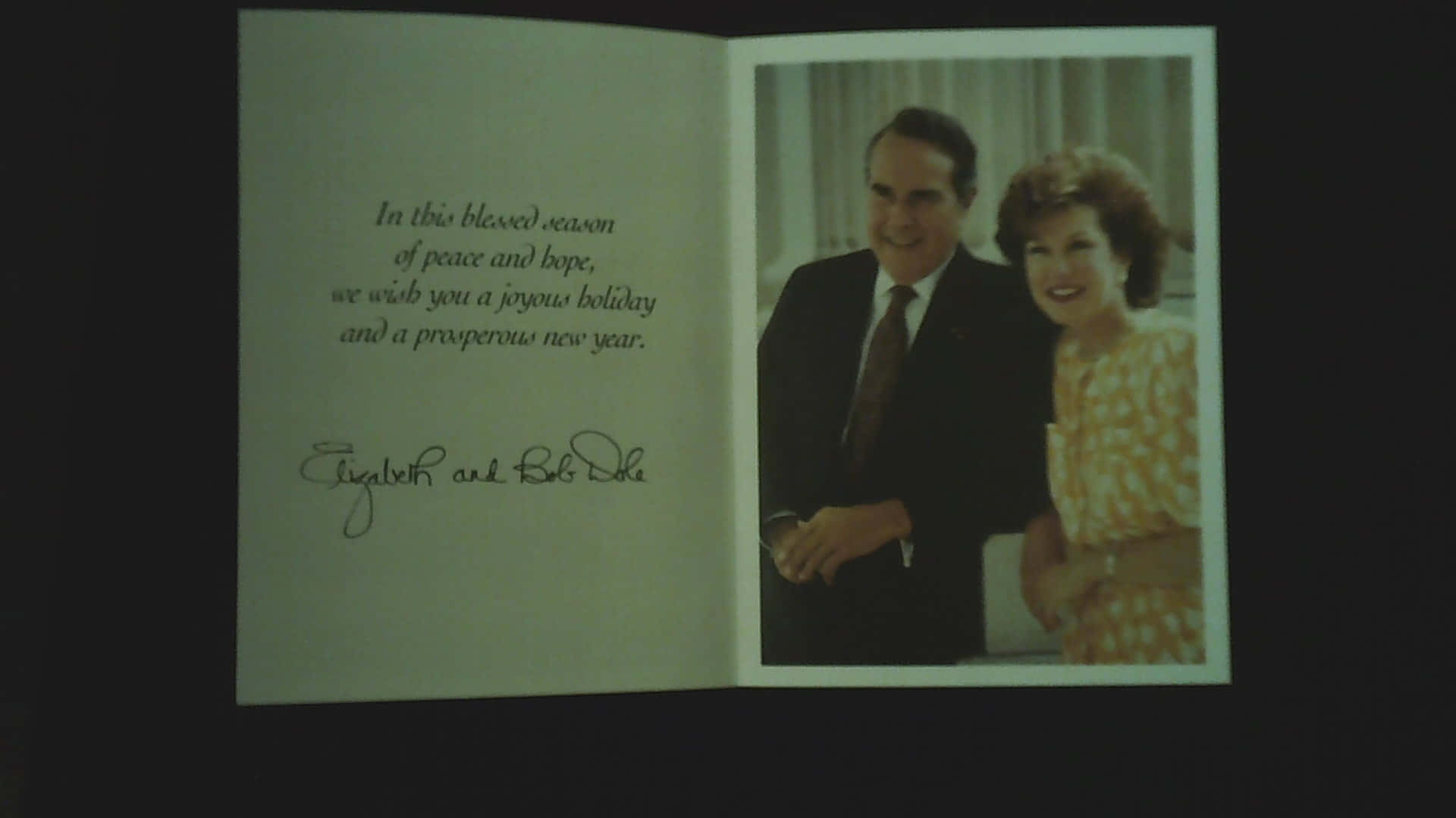 Download Elizabeth Dole And Bob Book Wallpaper | Wallpapers.com