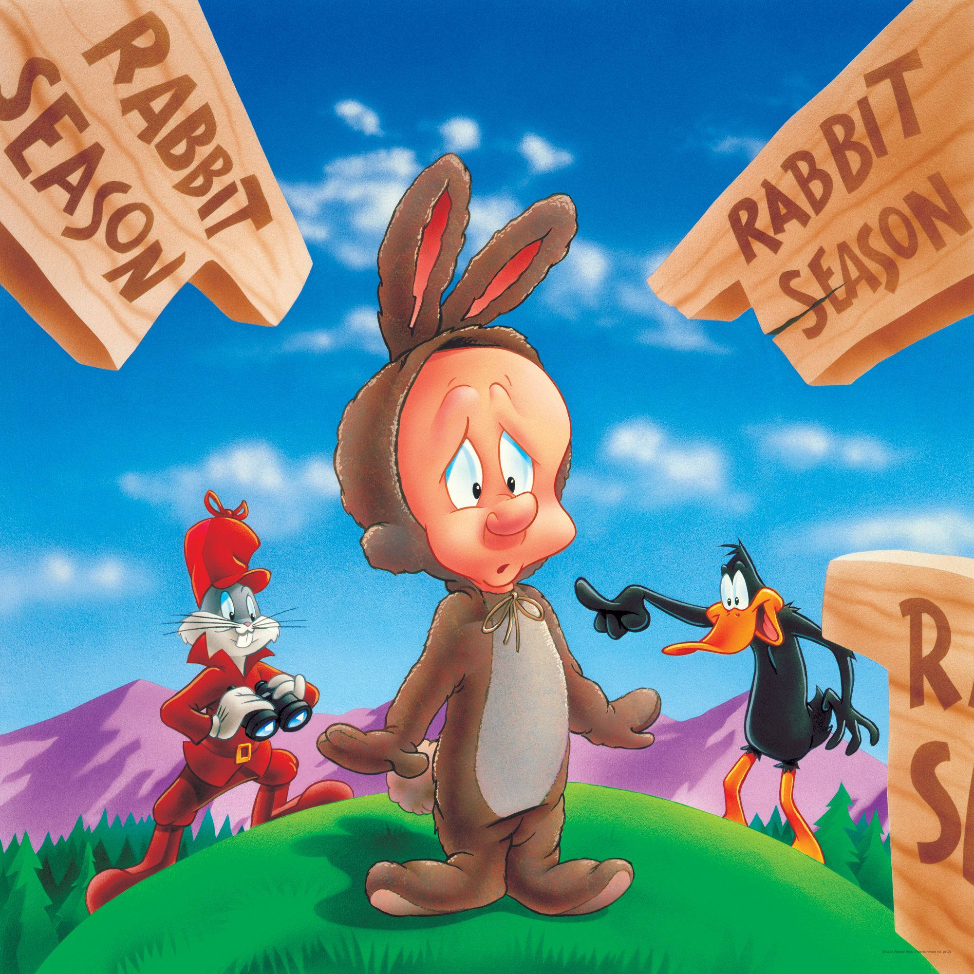 Elmer Fudd Rabbit Season Background