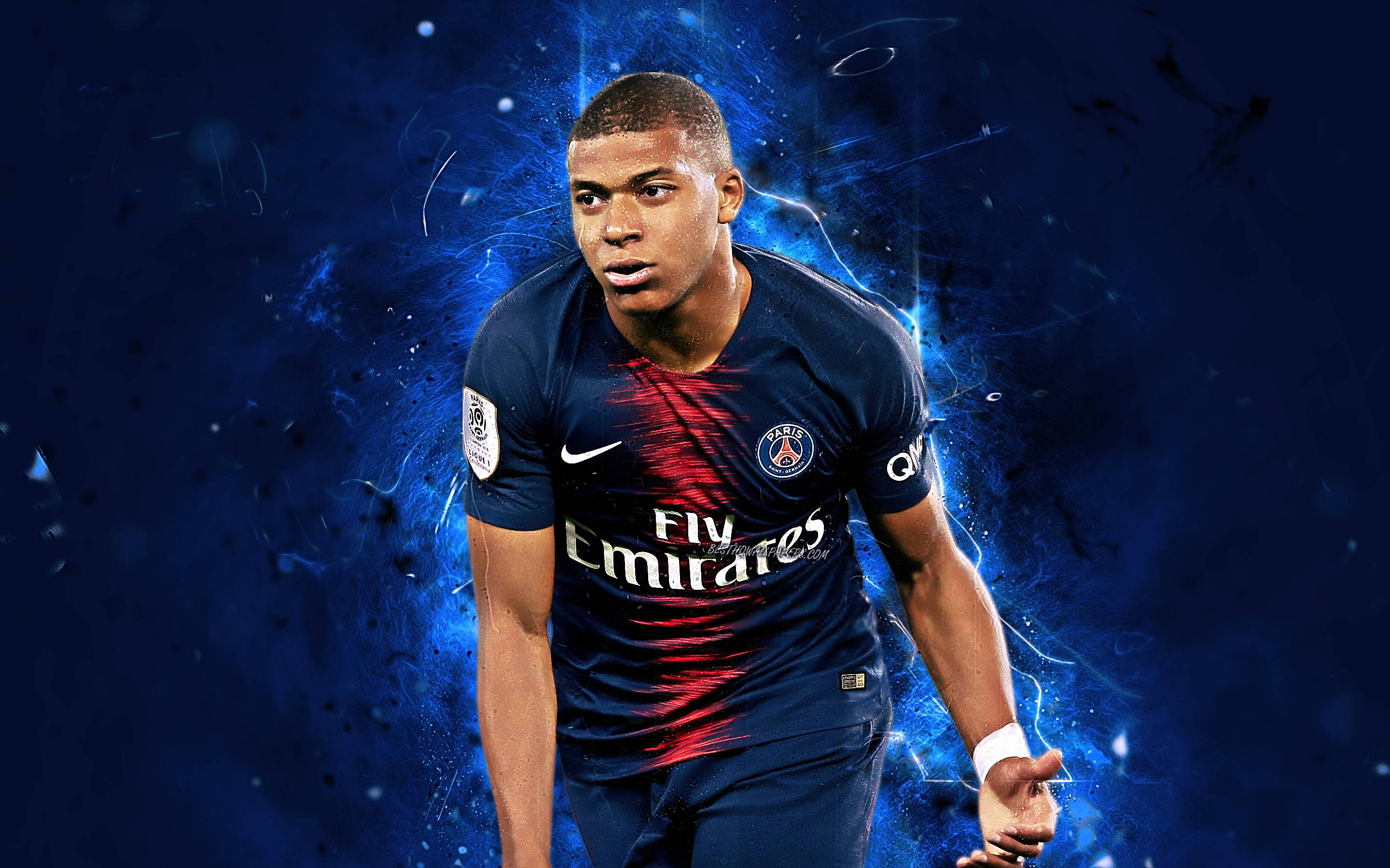 Downloaden Emirates-spieler Mbappe Wallpaper | Wallpapers.com