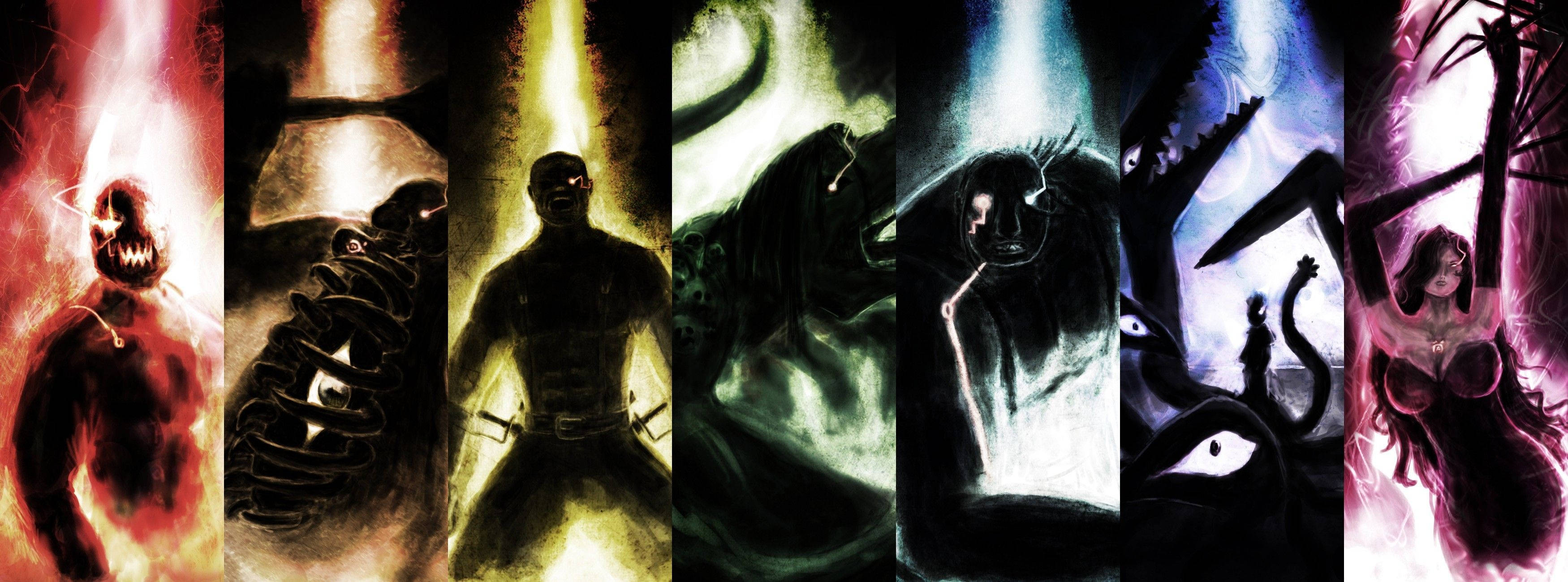 Entertaining Fullmetal Alchemist Brotherhood Collage Background