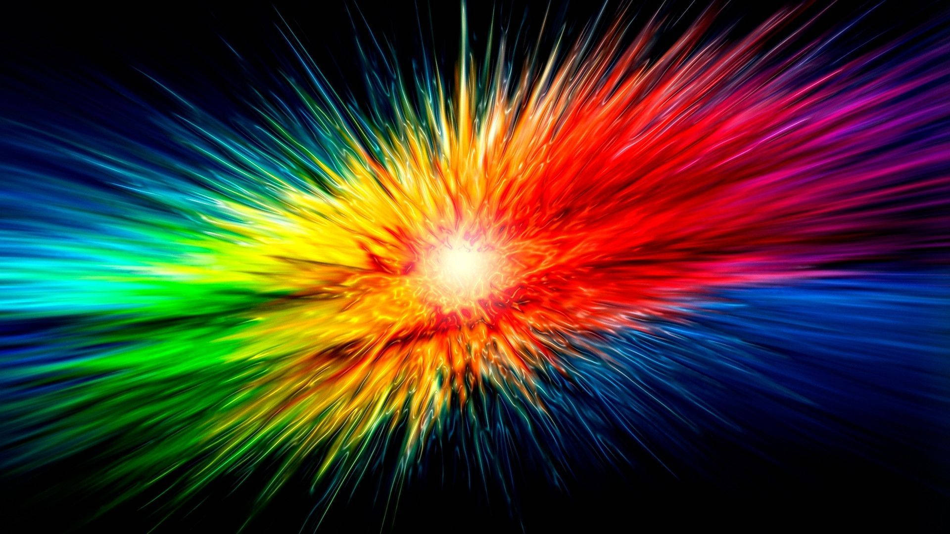 Epic Colorful Art Illusion Background