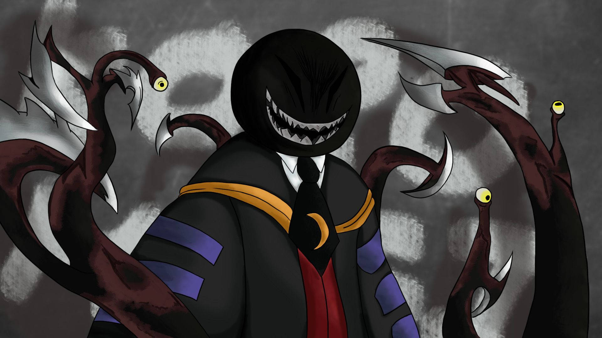 Evil Korosensei In Assassination Classroom Background