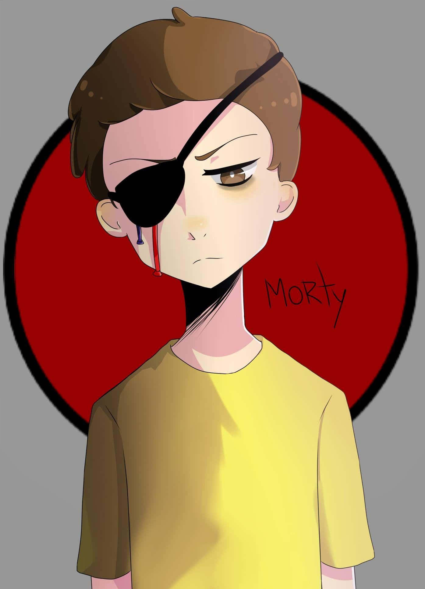 Download Evil Morty 1395 X 1930 Wallpaper Wallpaper | Wallpapers.com