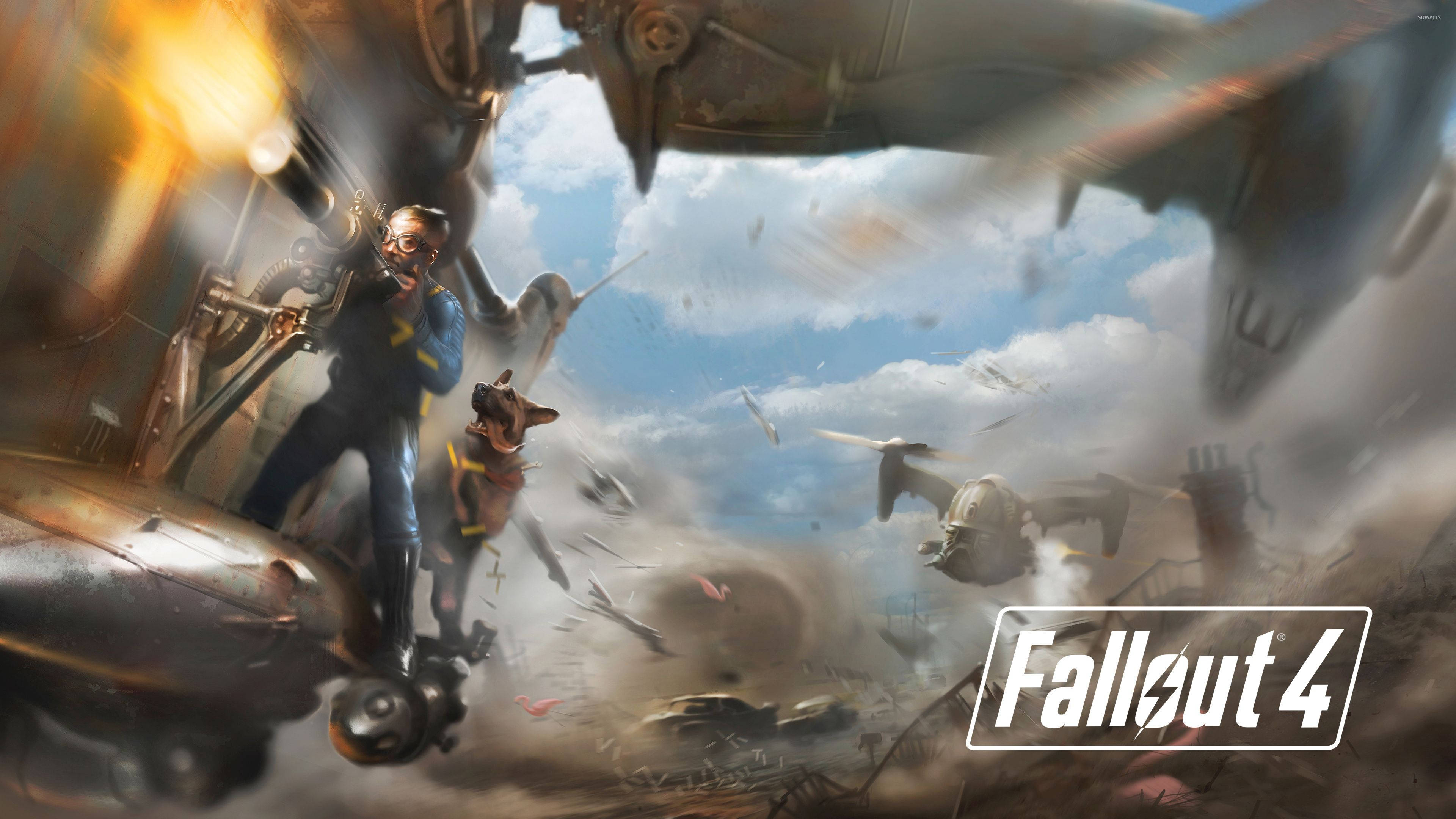 Fallout 4 Air Battle Background