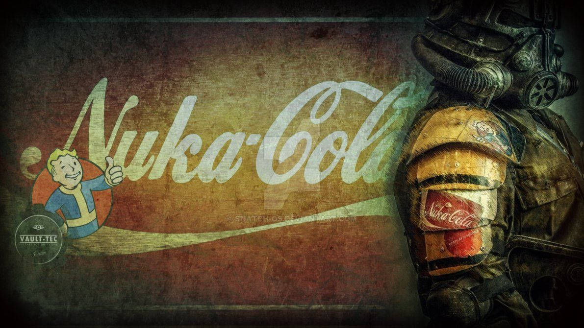 Fallout 4 Nuka Cola Vintage Billboard Background