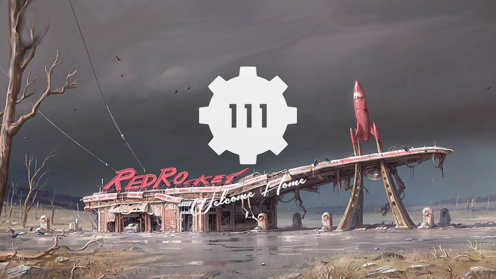 Fallout 4 Vault 111 Red Rocket Background