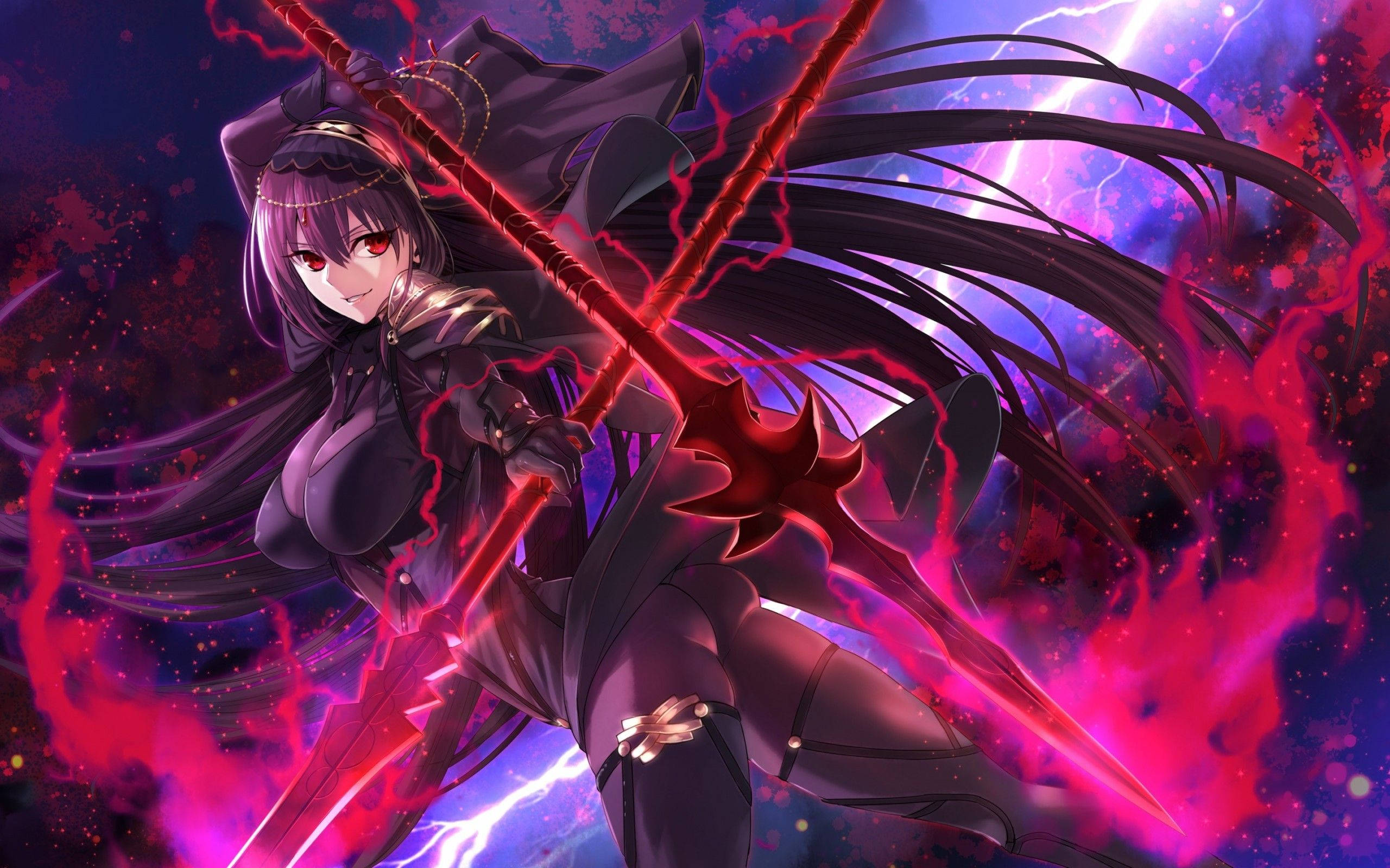 Download Fate Grand Order Sexy Scathach Wallpaper 
