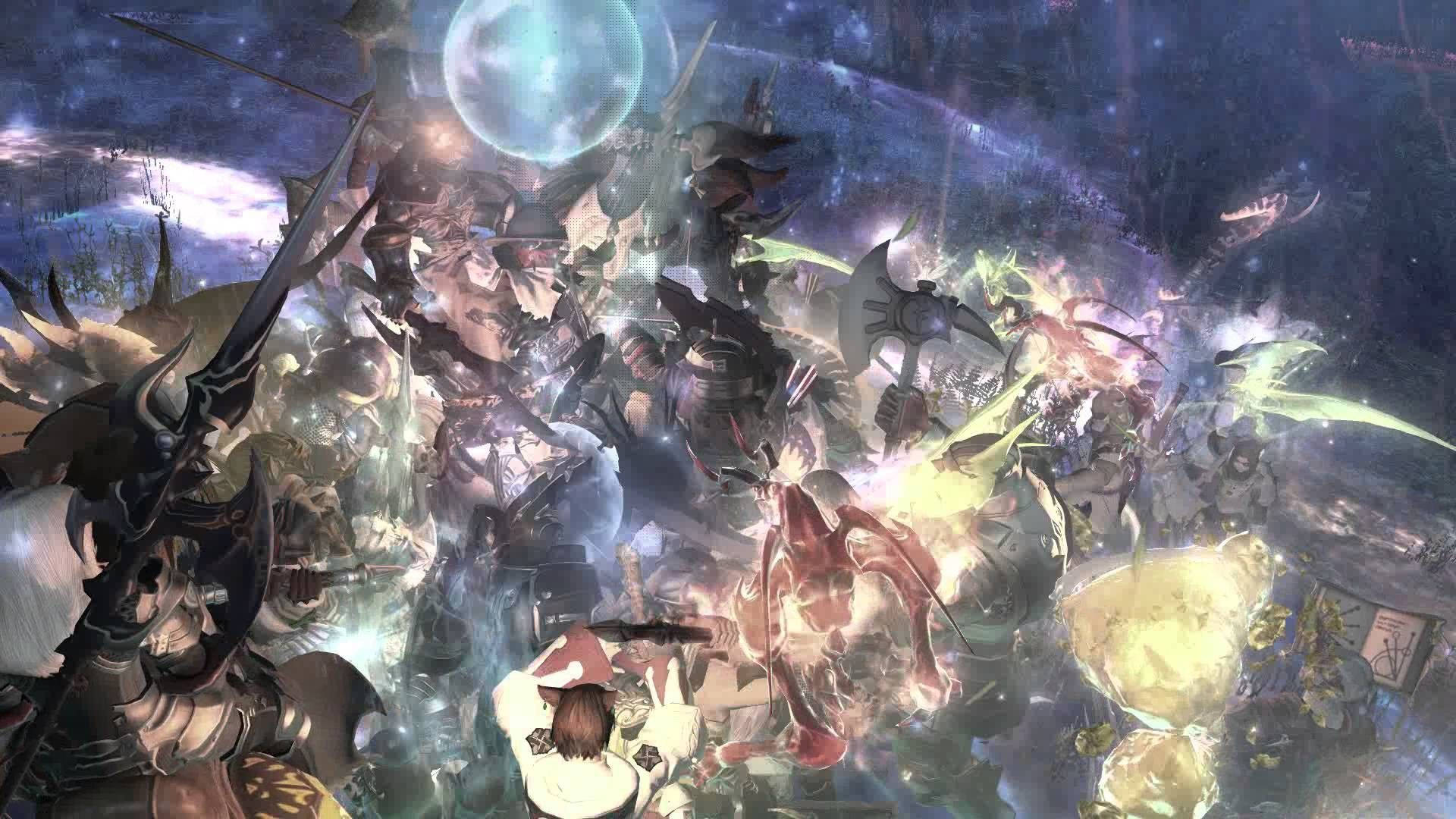 Ff14 Sparkly Abstract Art Background
