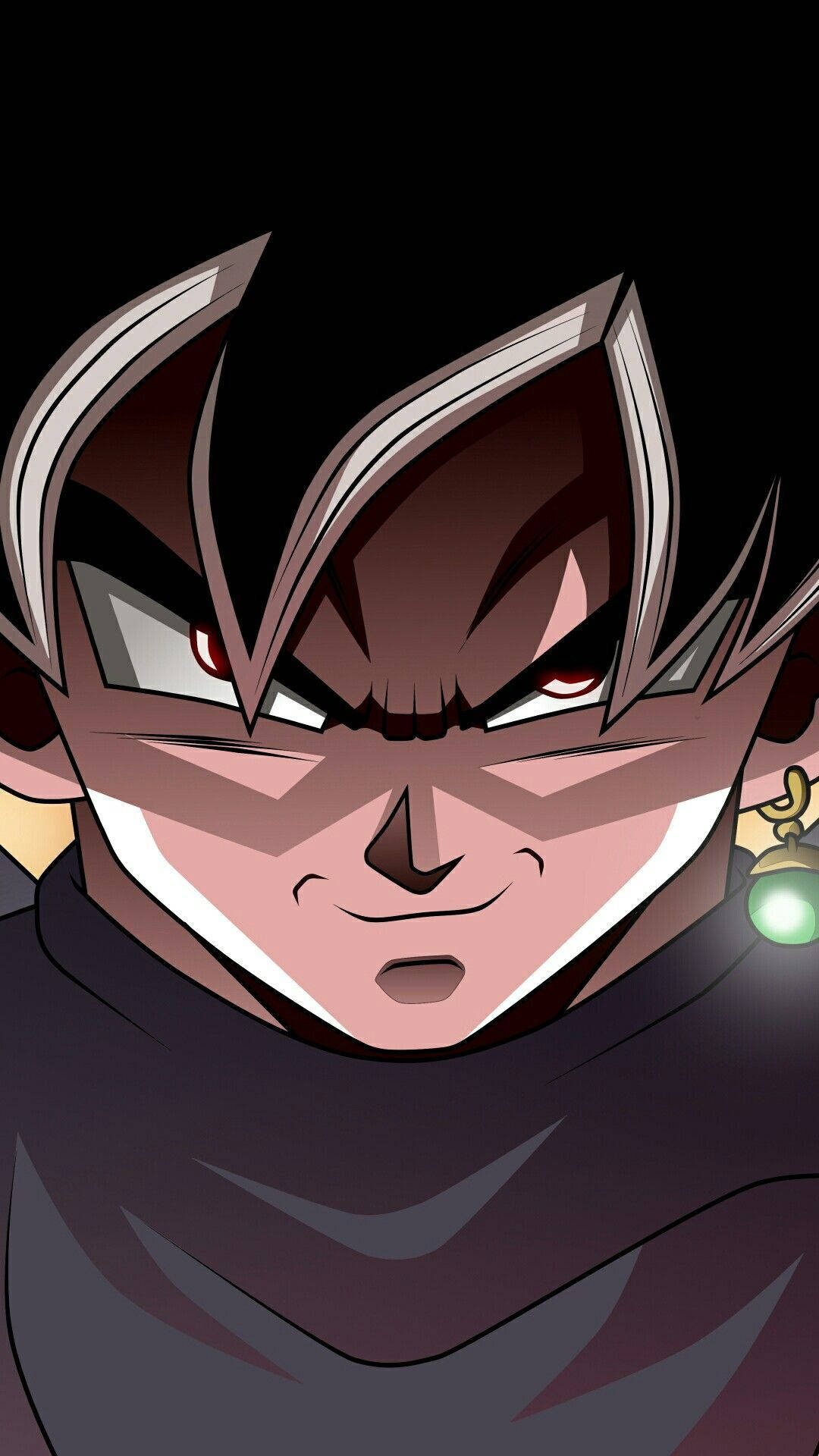 Fierce Goku Black Background