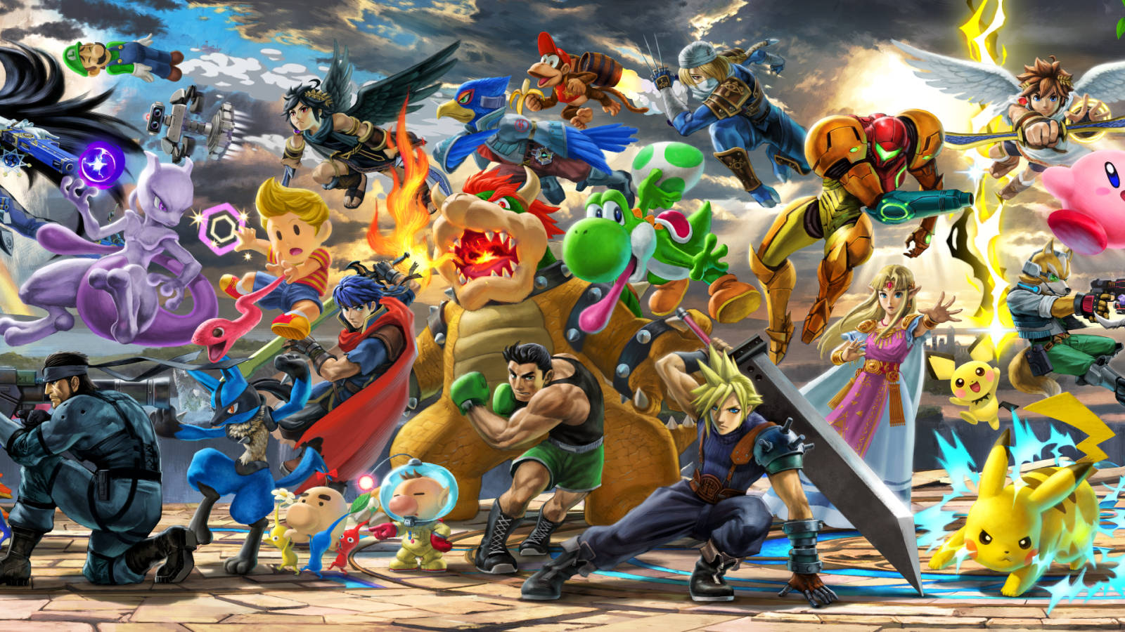 Fighting Group Of Smash Ultimate Background
