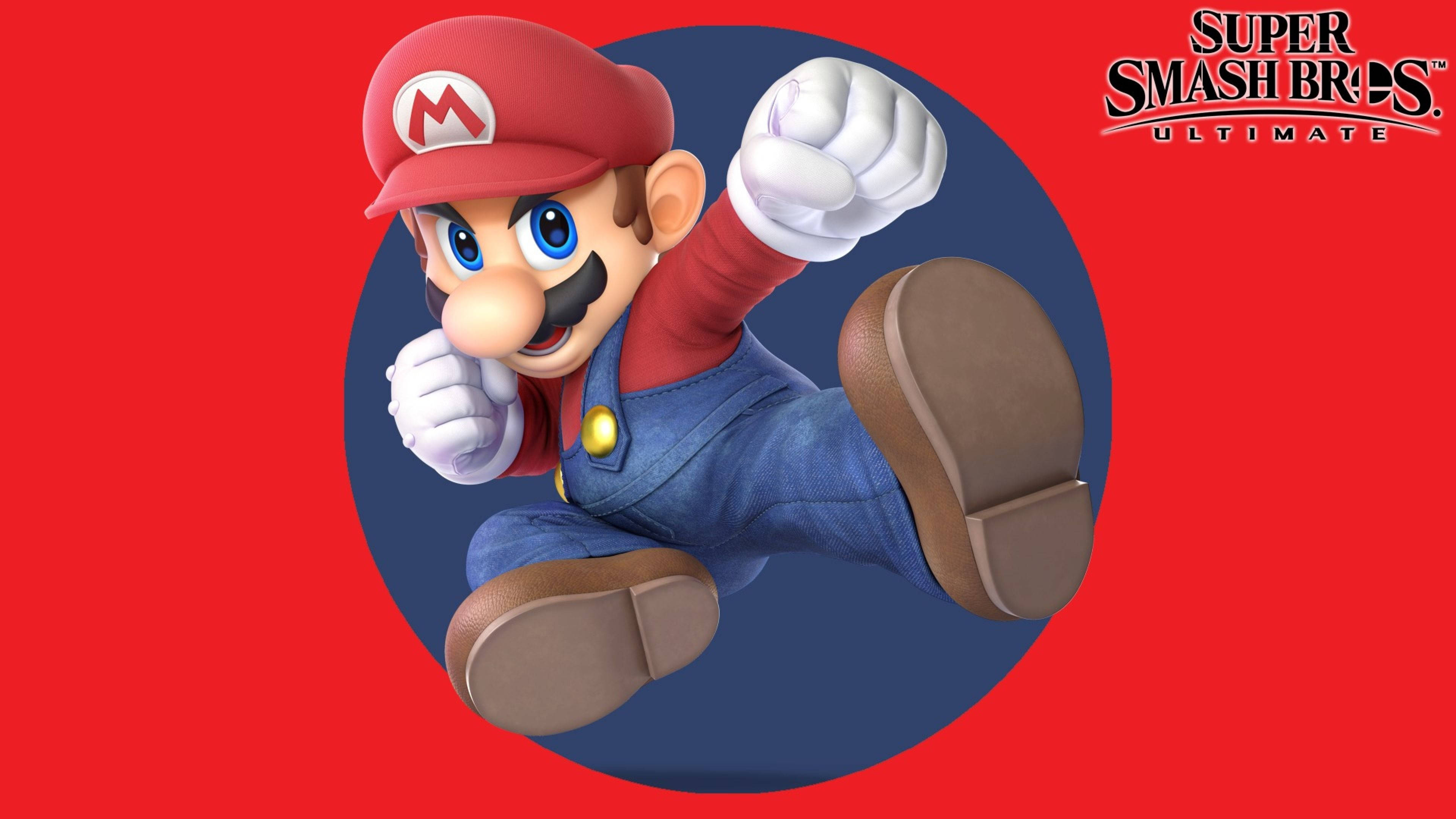 Fighting Mario In Smash Ultimate Background