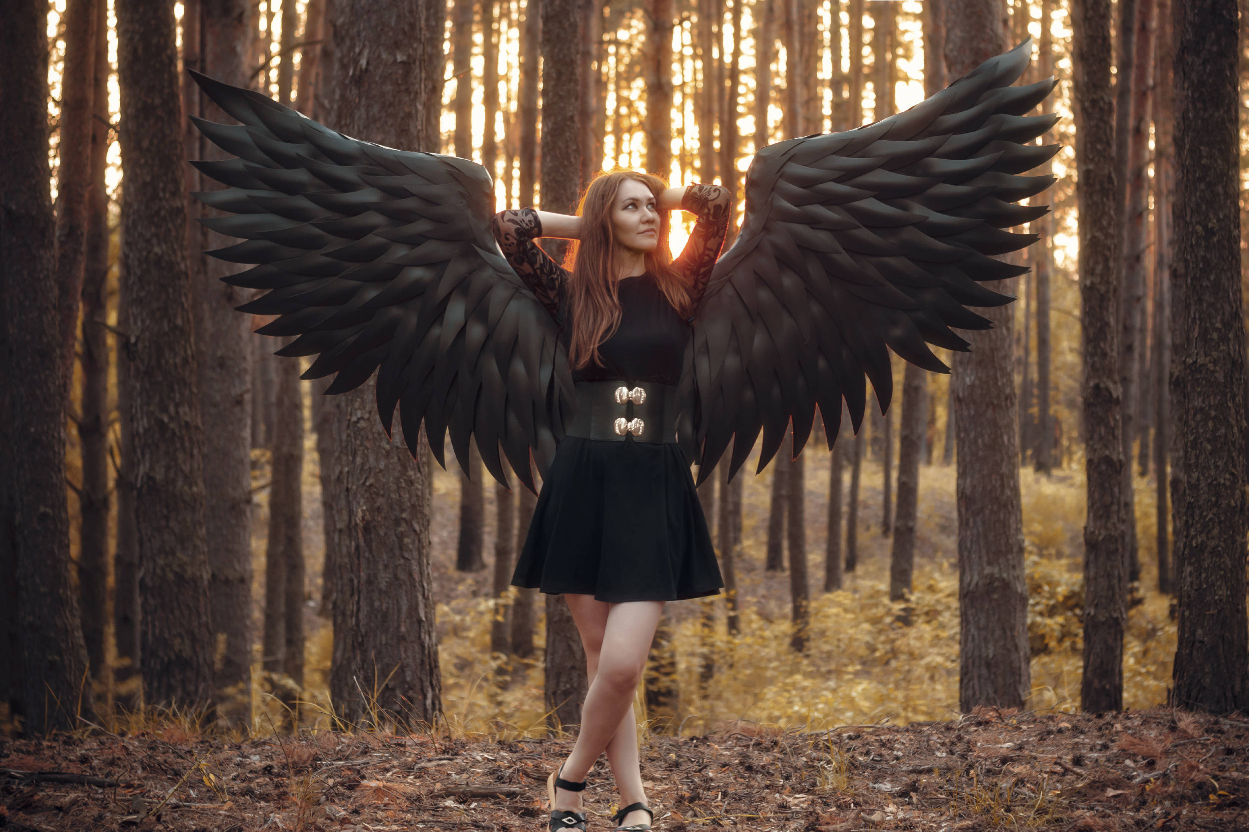 Девушка ангел косплей