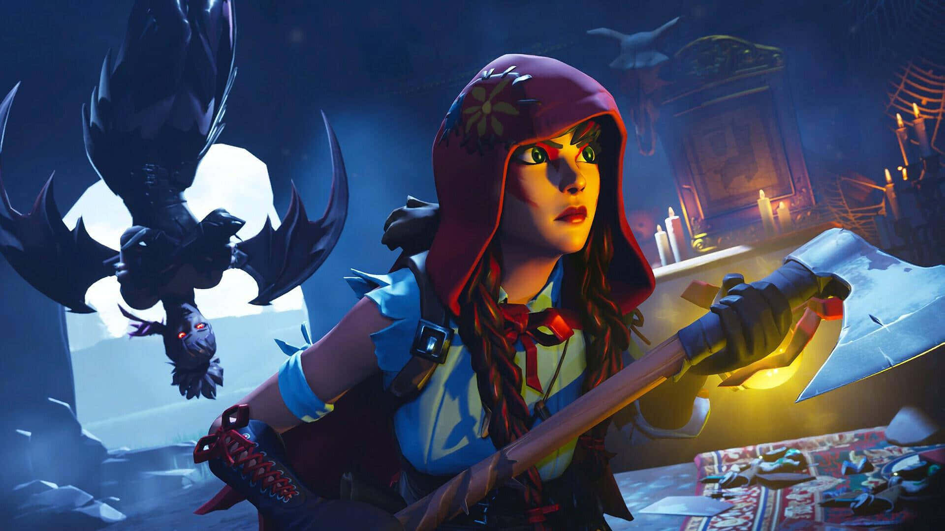 Download Fortnite Manic Skin Wallpaper | Wallpapers.com