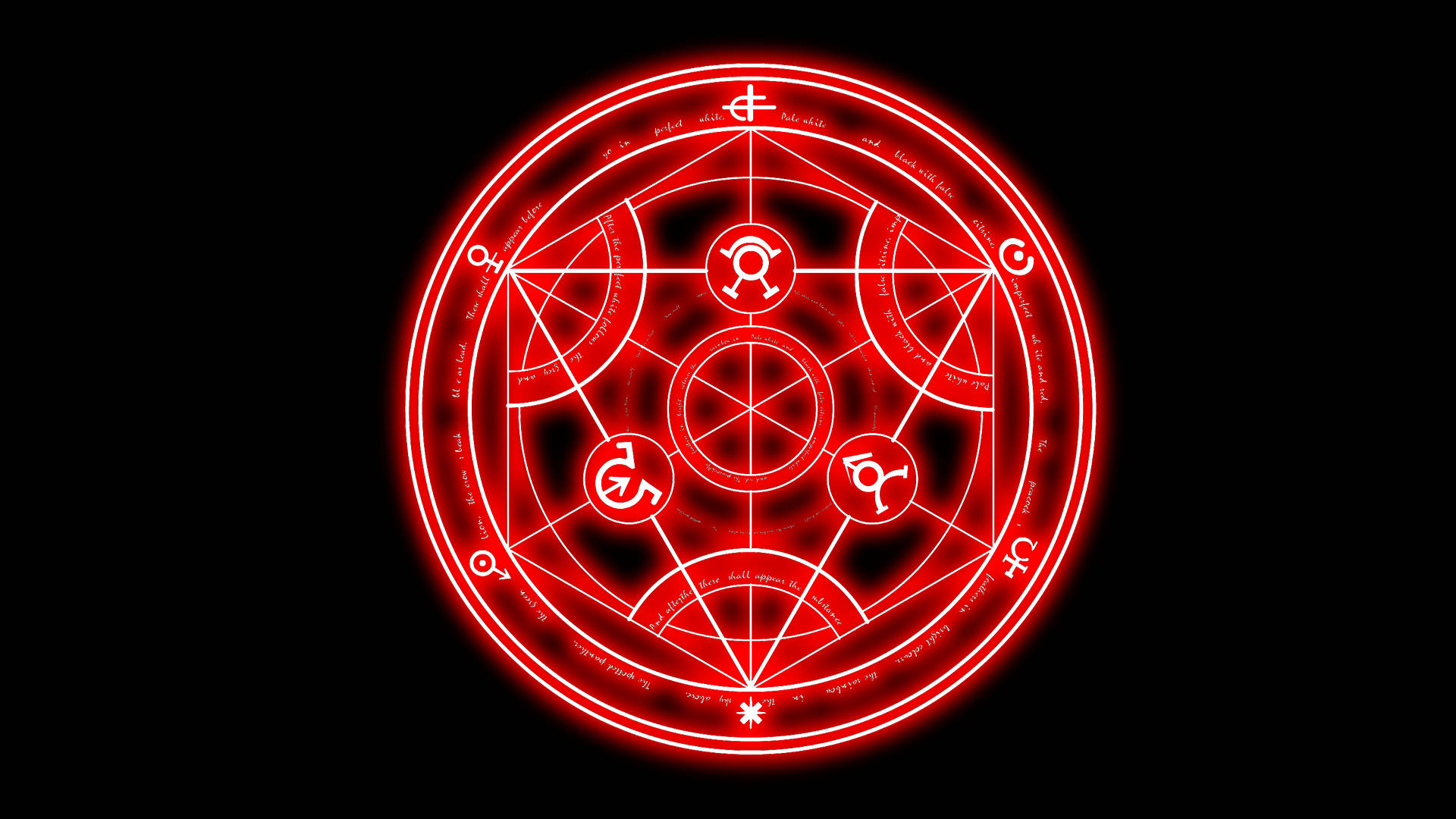 Fullmetal Alchemist Human Transmutation Circle Background