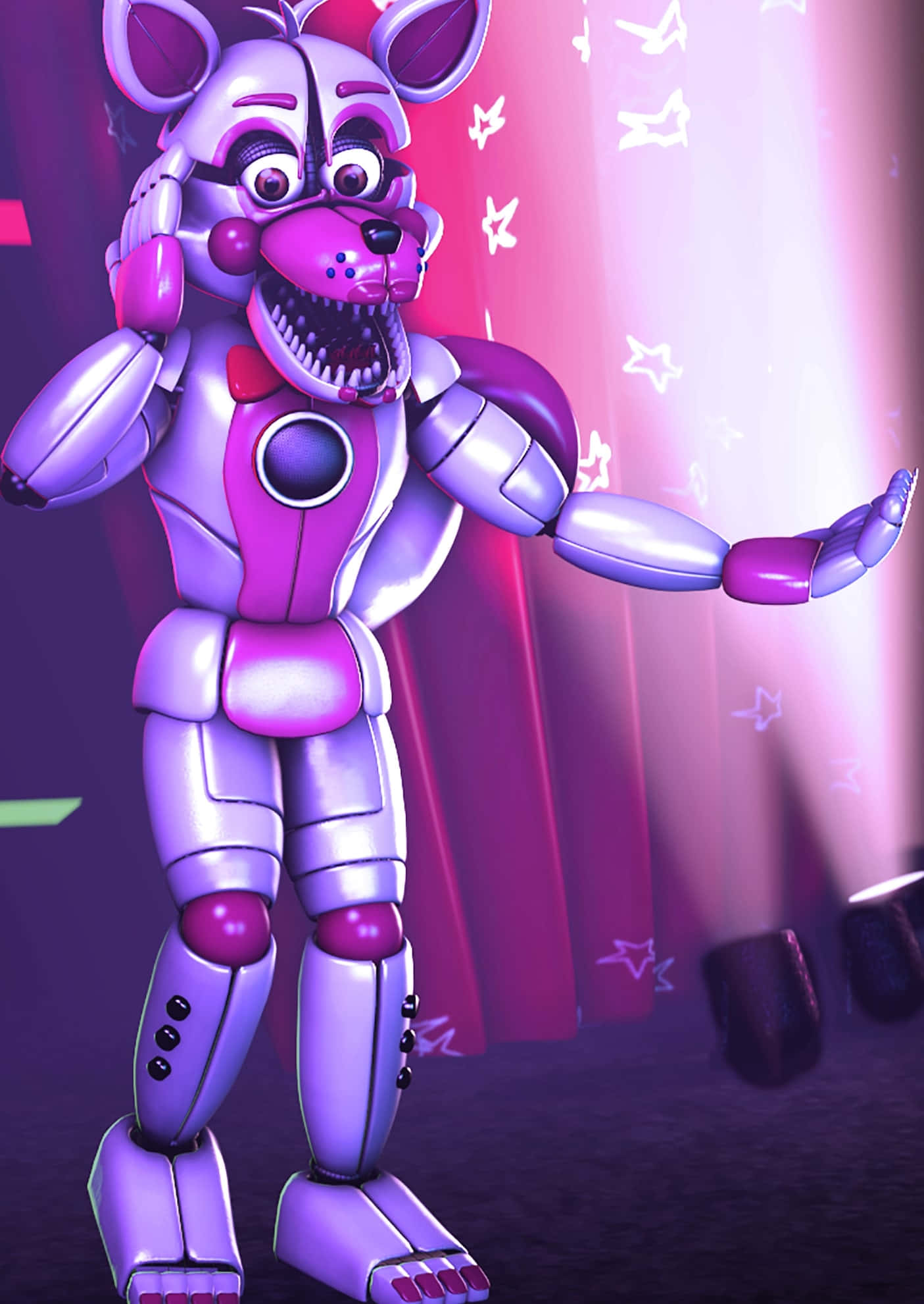 Download Funtime Foxy 1405 X 1981 Wallpaper Wallpaper | Wallpapers.com