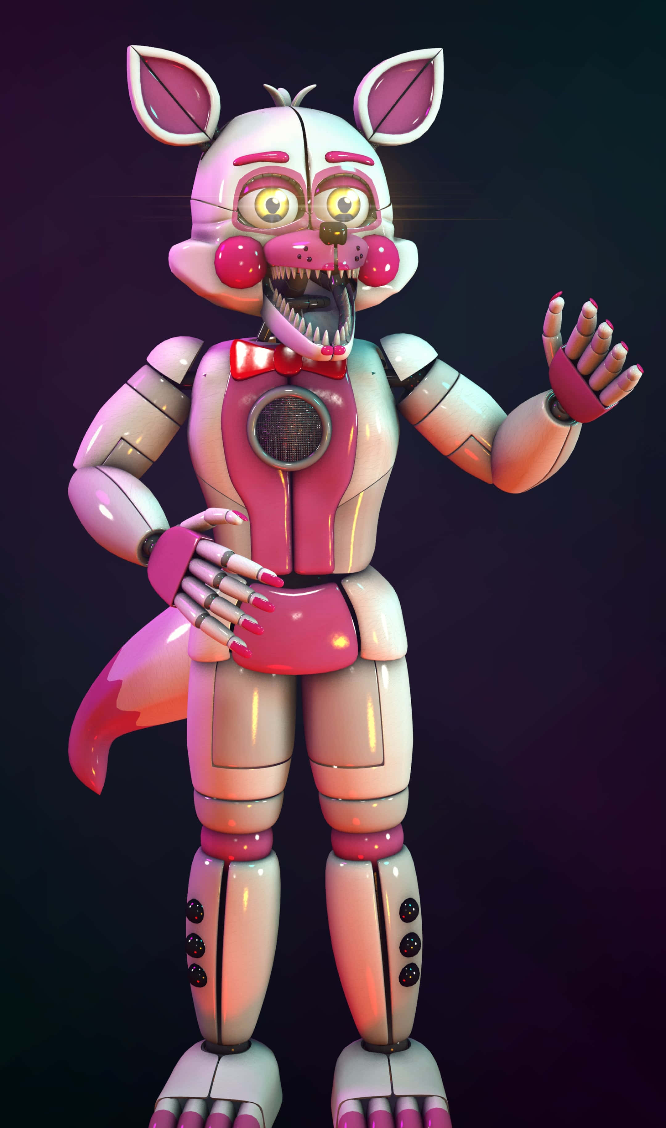 Download Funtime Foxy - Rising Star of the Stage Wallpaper | Wallpapers.com