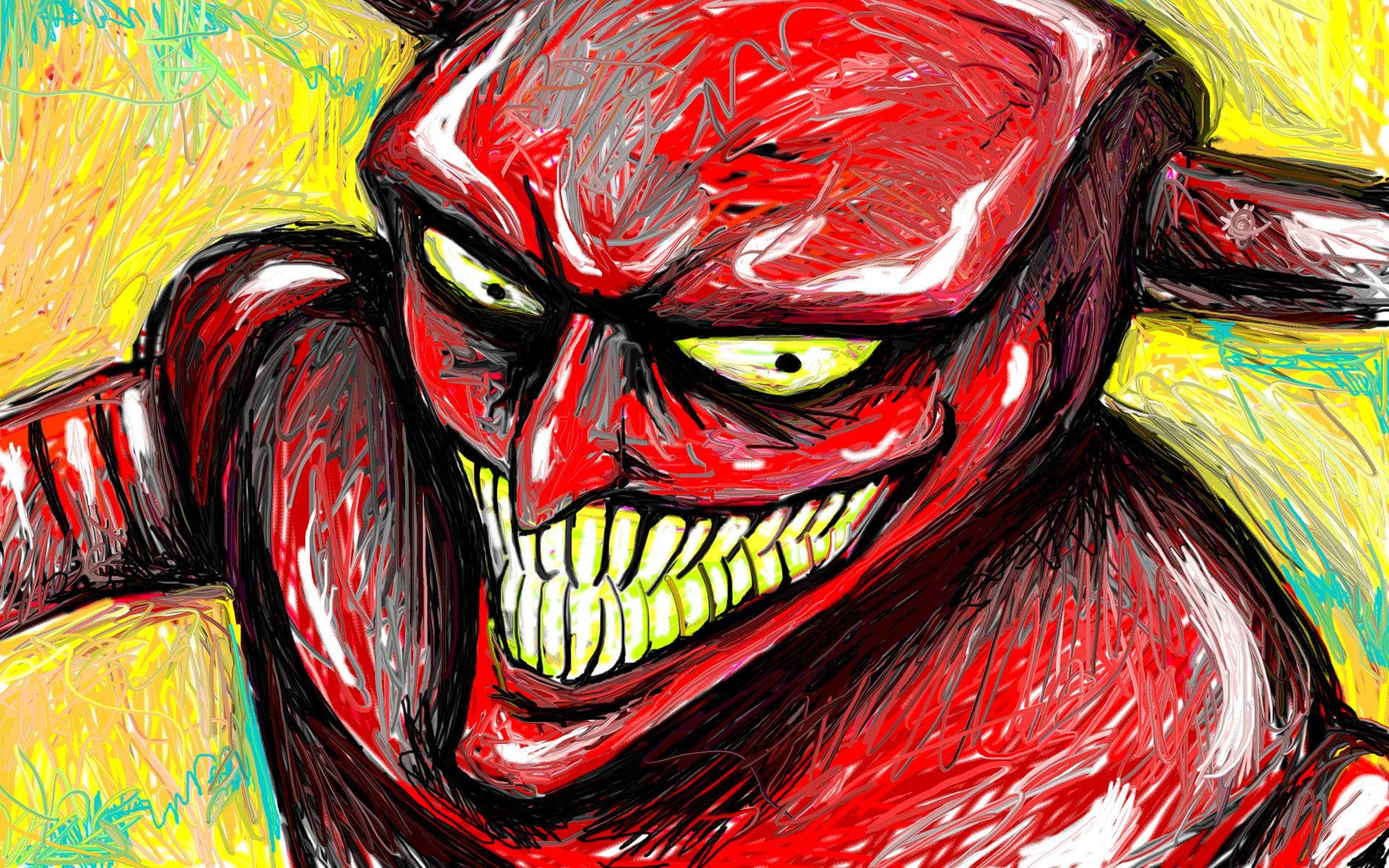 Futurama Devil Robot Art Background