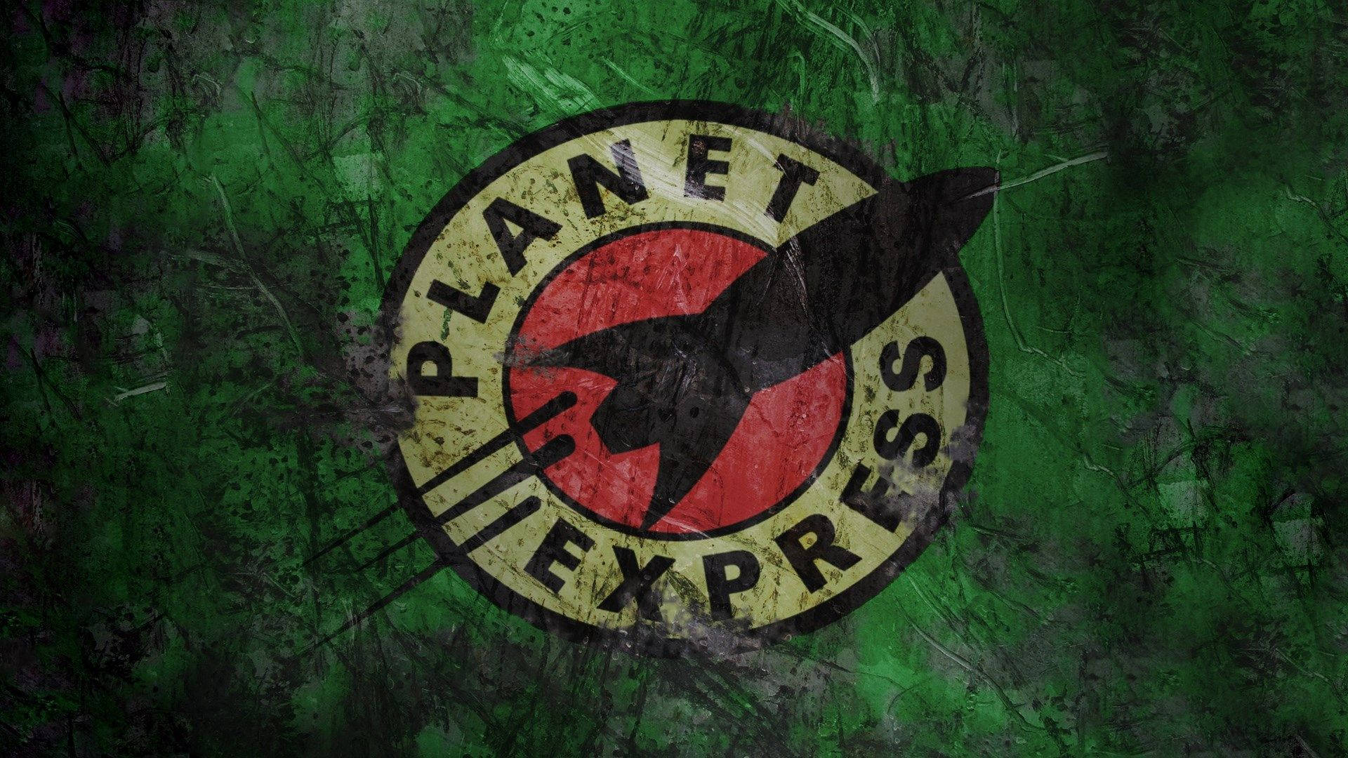 Futurama Planet Express Logo Background