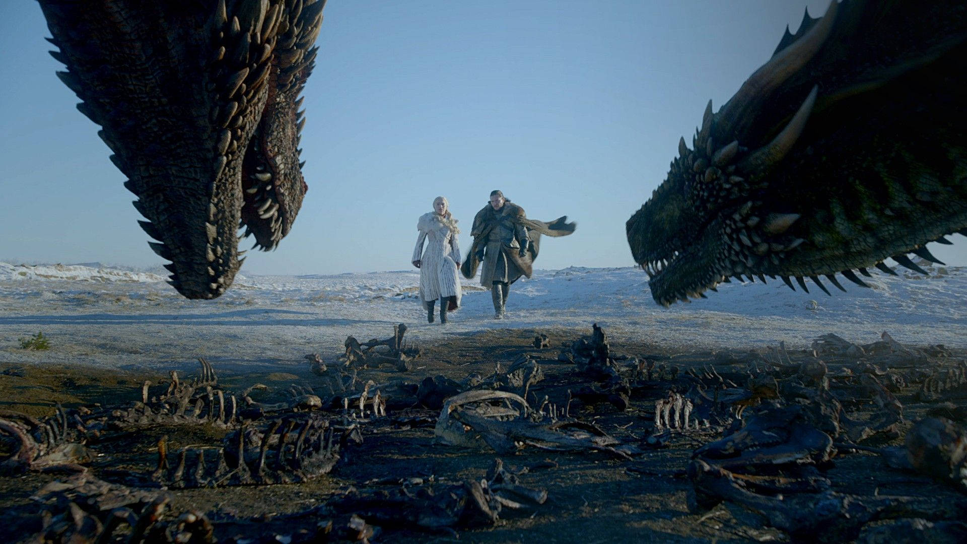 Game Of Thrones Season 8 Rhaegal Drogon Background