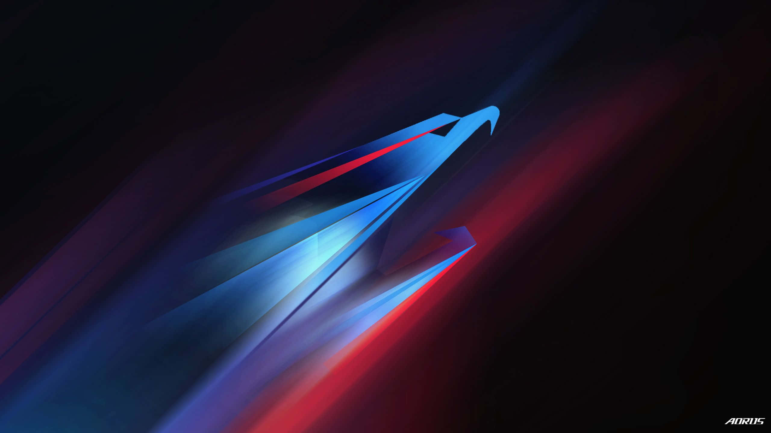 Download A Blue And Red Abstract Wallpaper With A Blue And Red Light ...