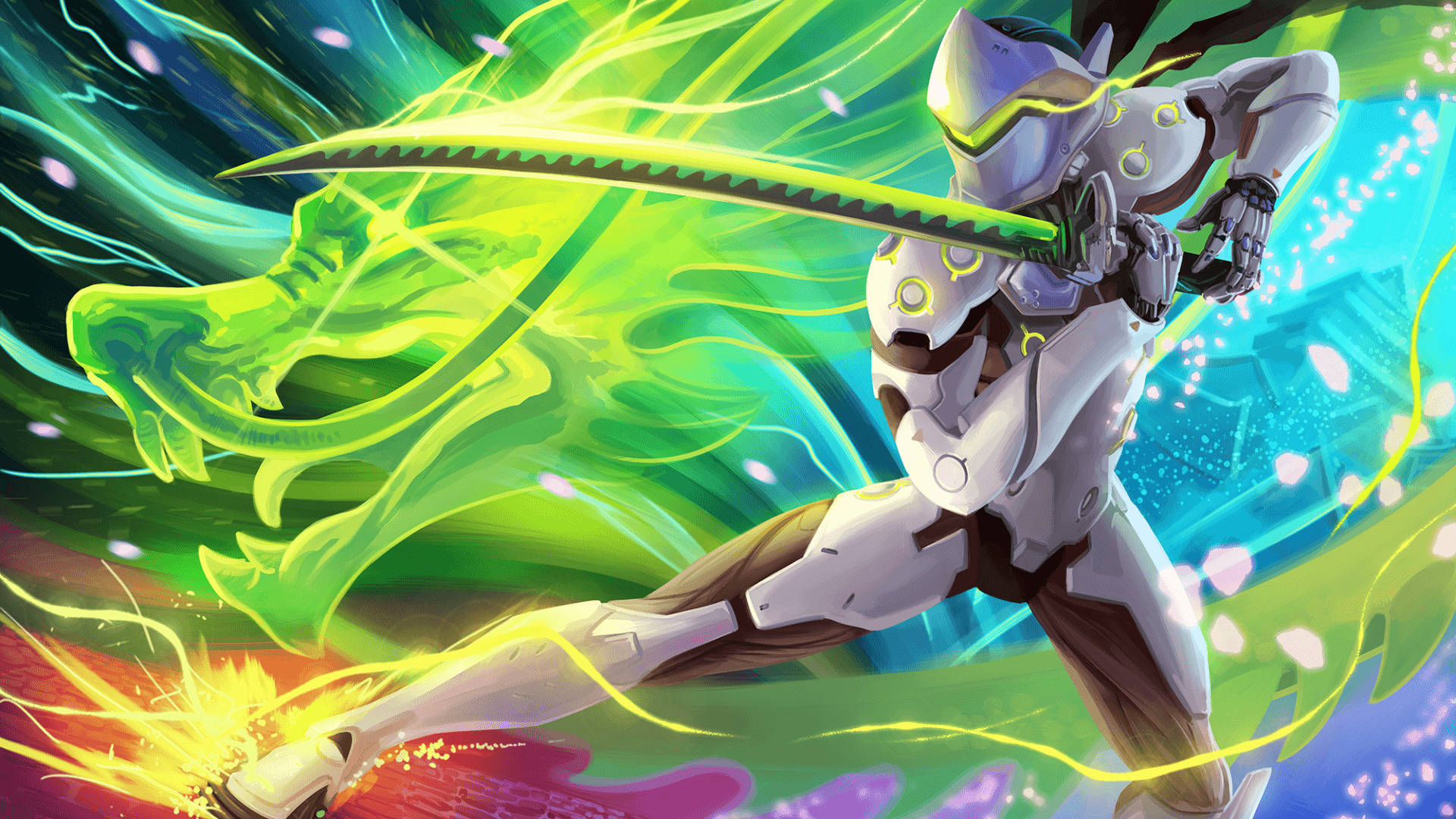 Genji Shimada Ultimate Dragonblade Background