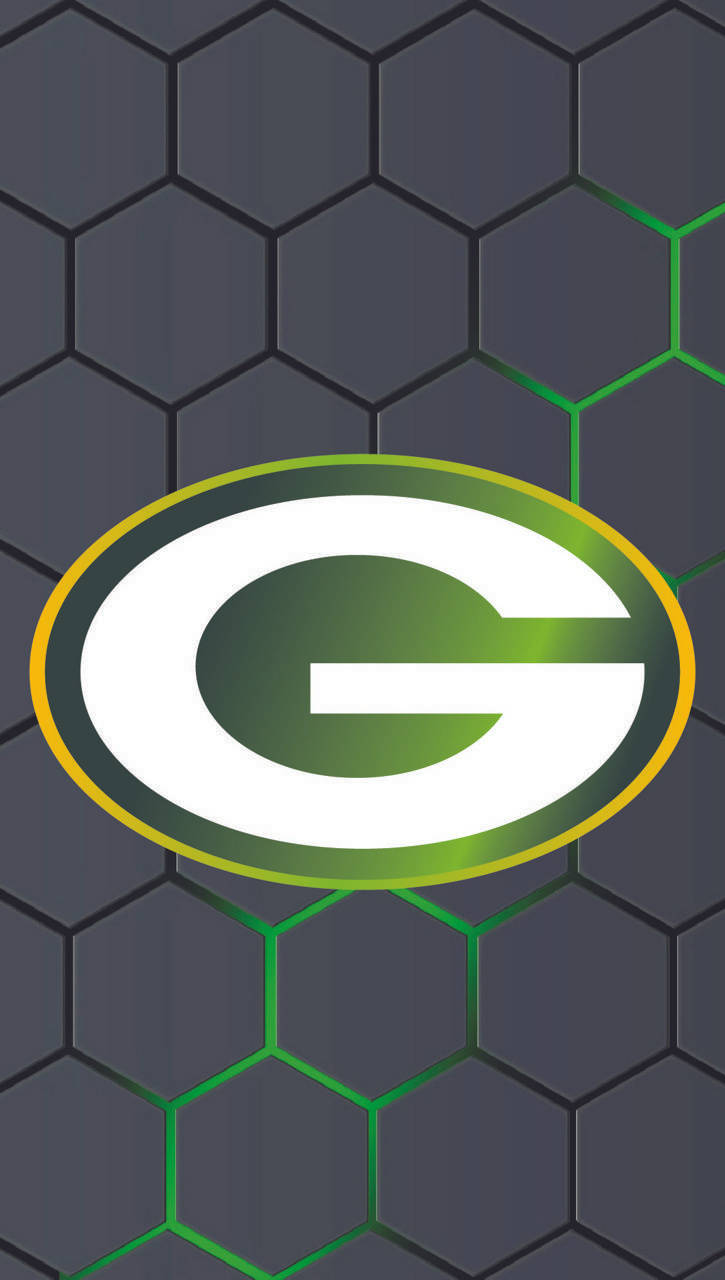 Geometric Green Bay Packers Background