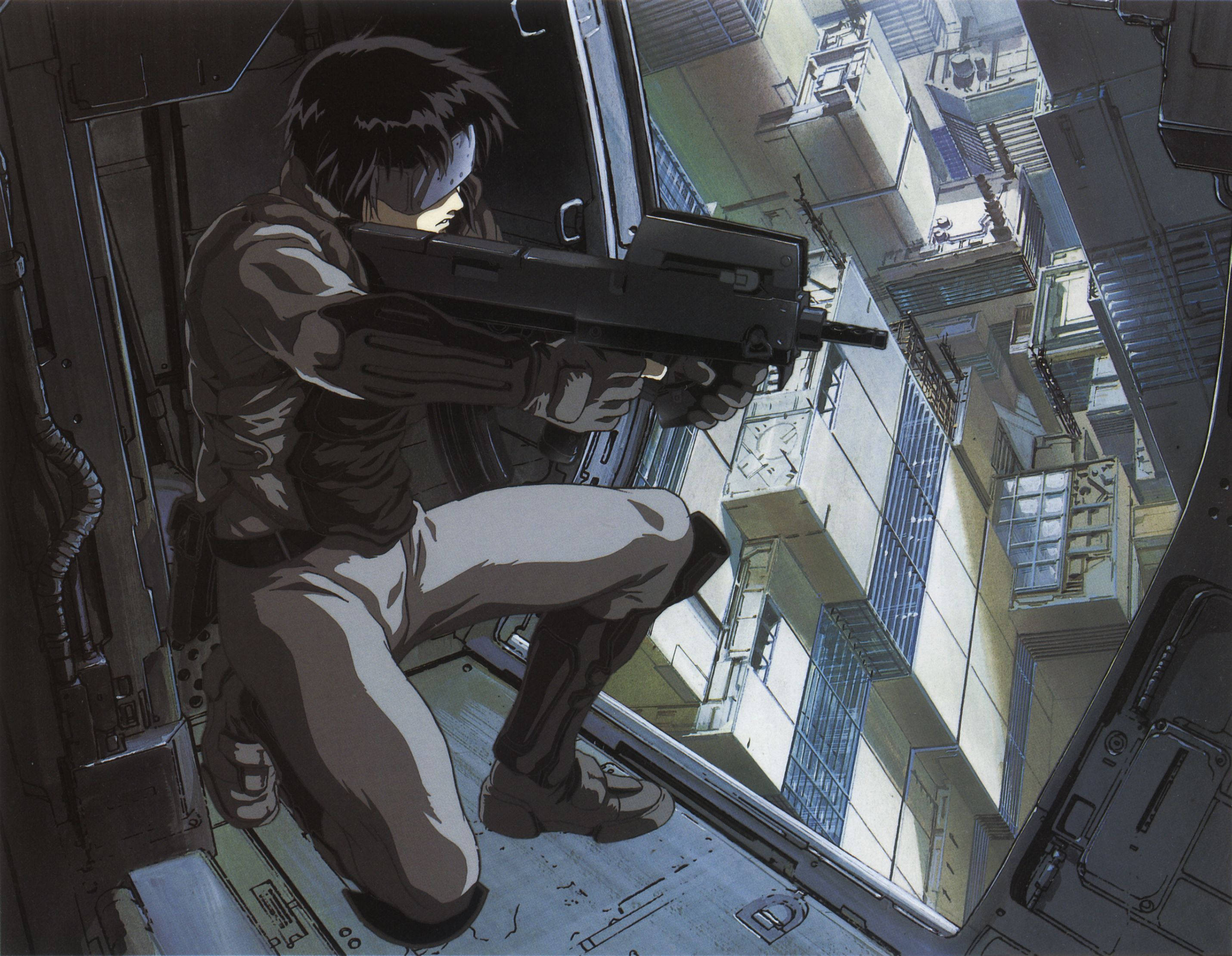 Ghost In The Shell Kusanagi Weapon Background