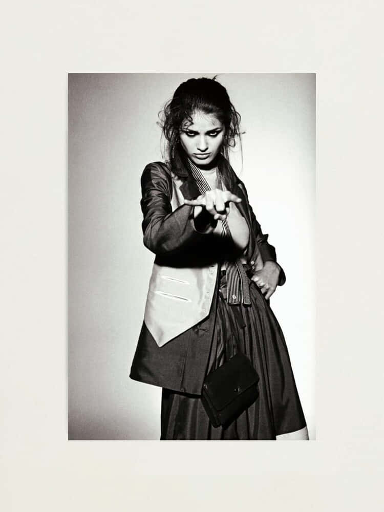 Download Striking Gia Carangi In Her Flourishing Fashion Years