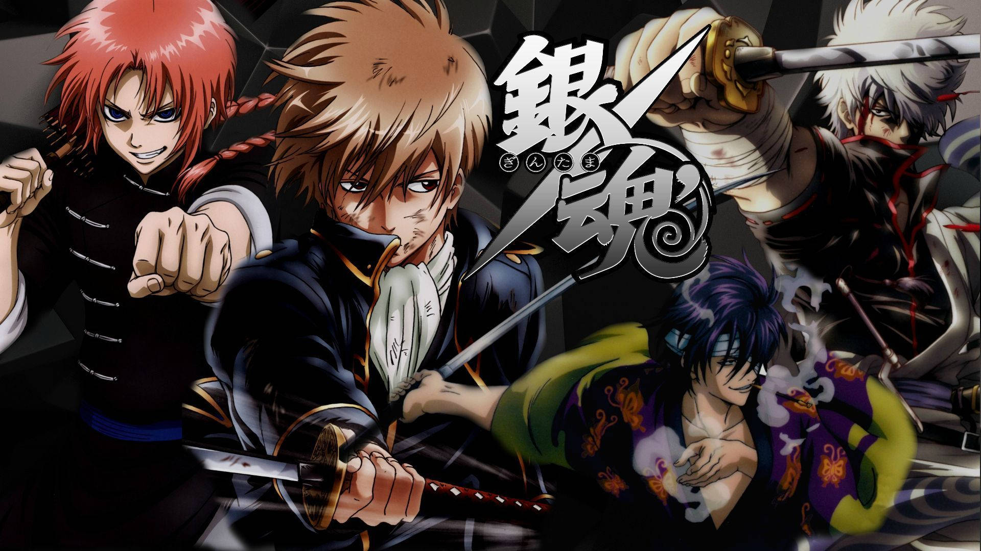 Gintama Characters Promotional Art Background
