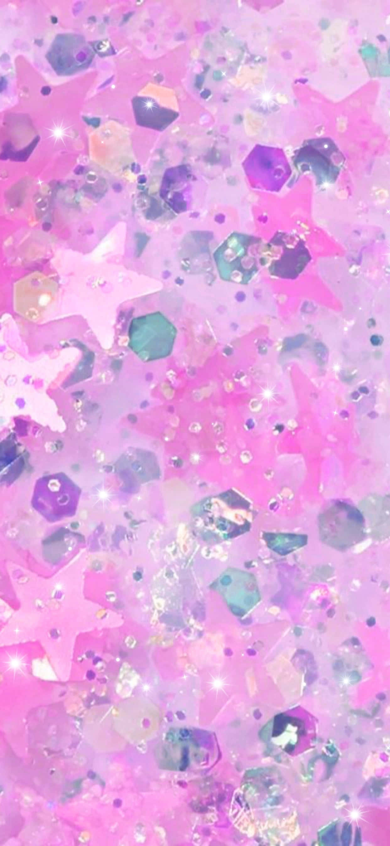 Download Glitter Pink Background 1242 X 2688 | Wallpapers.com