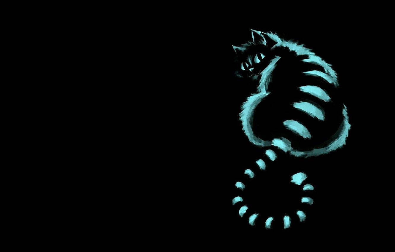 Glow In The Dark Cheshire Cat Background