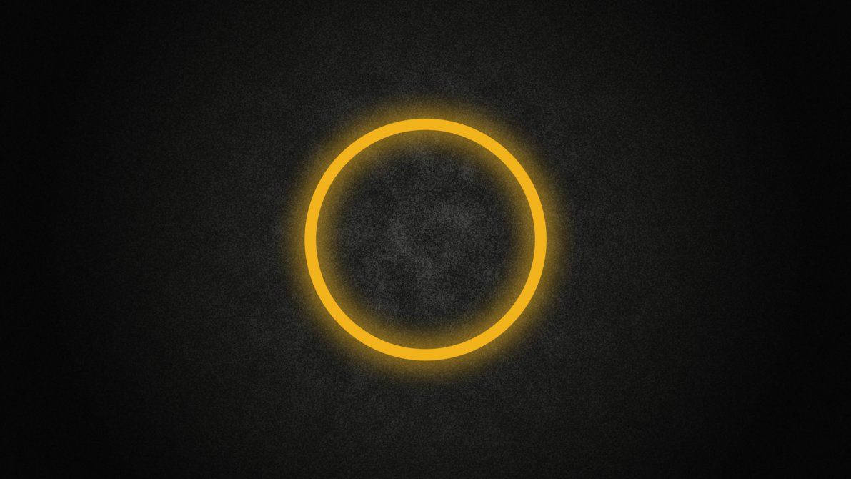 Glowing Circles Of Life Background