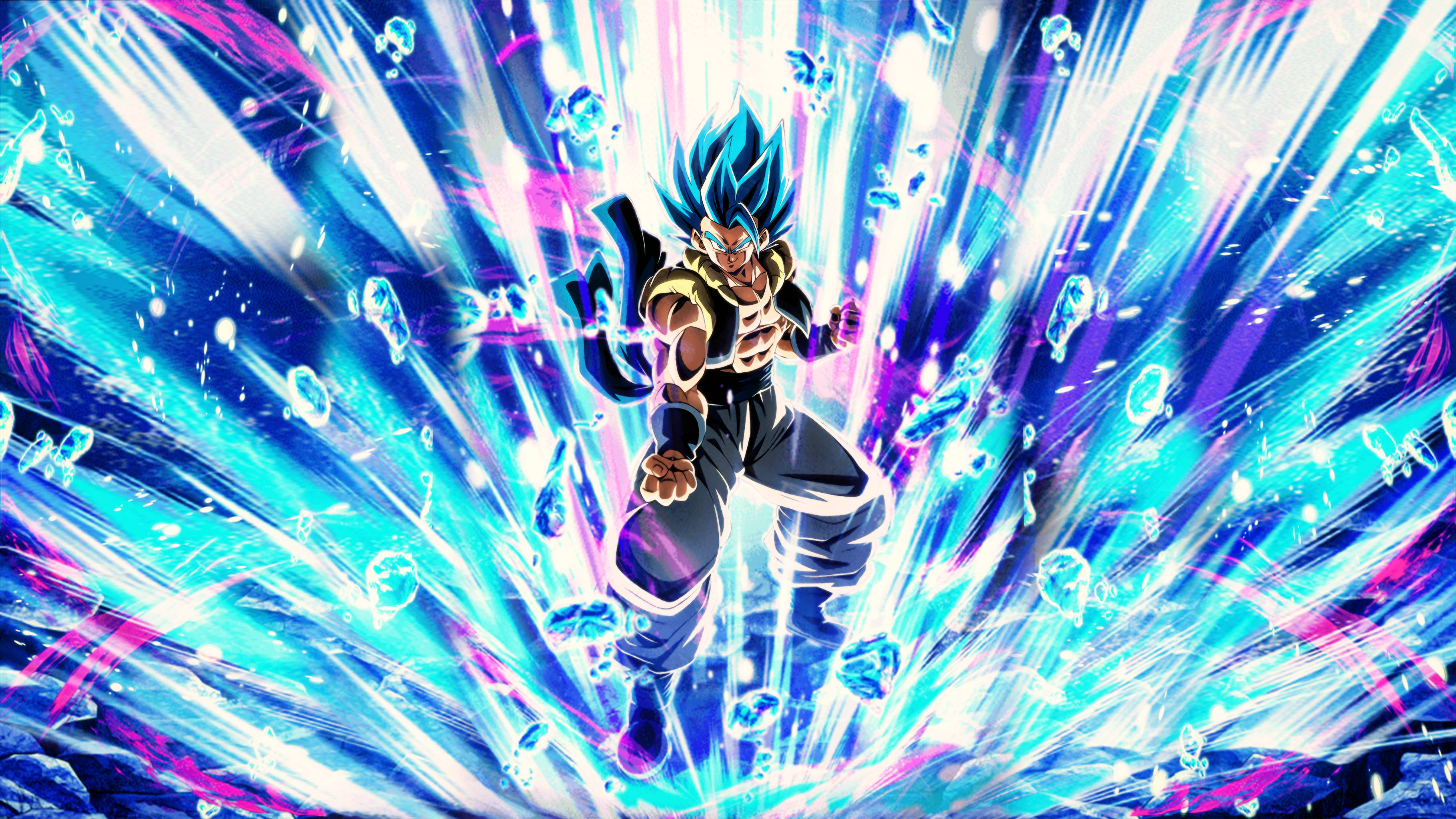 Gogeta Ready To Fight Background