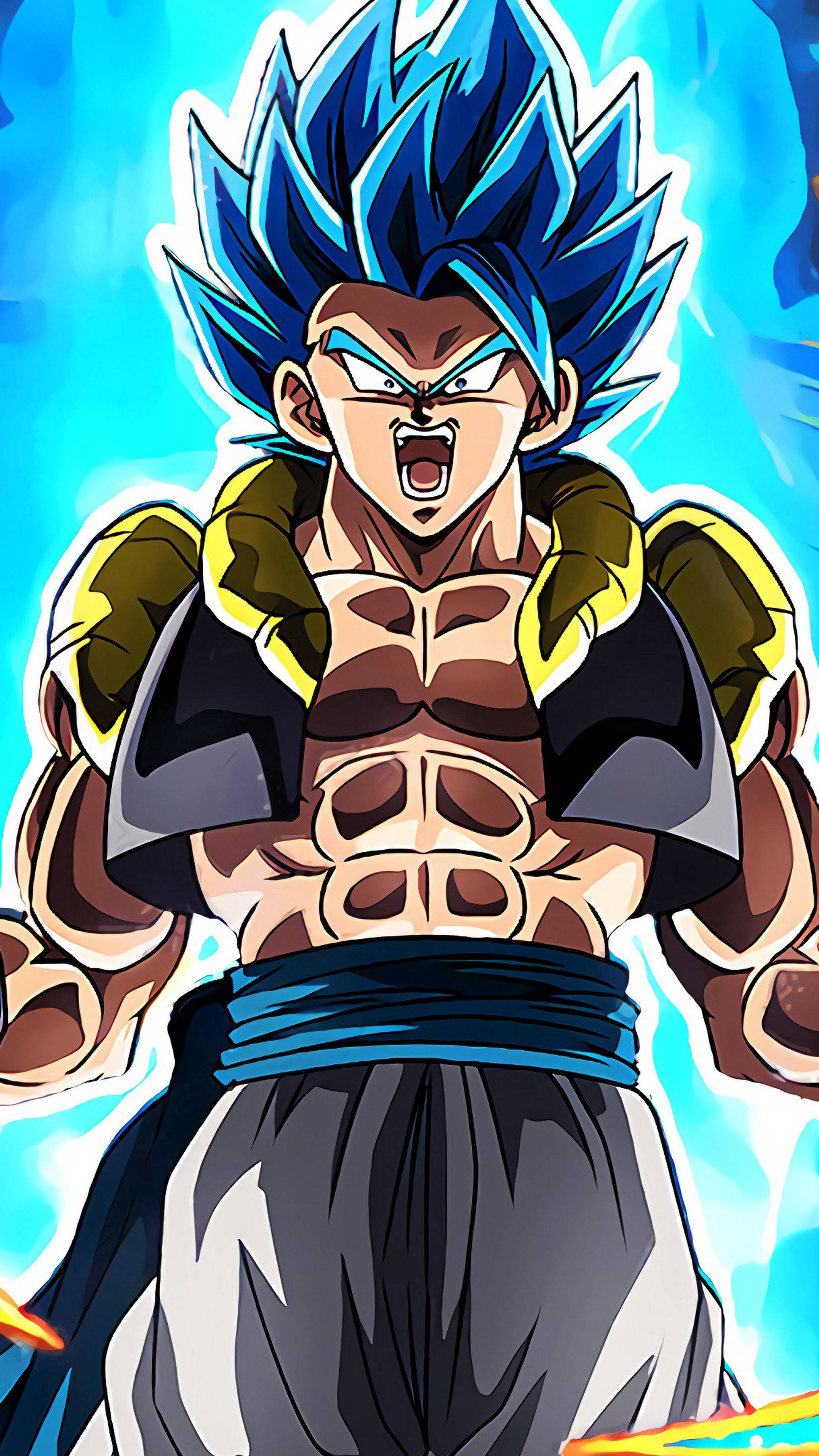 Gogeta Super Saiyan Blue Dragon Ball Super: Broly 4k Background