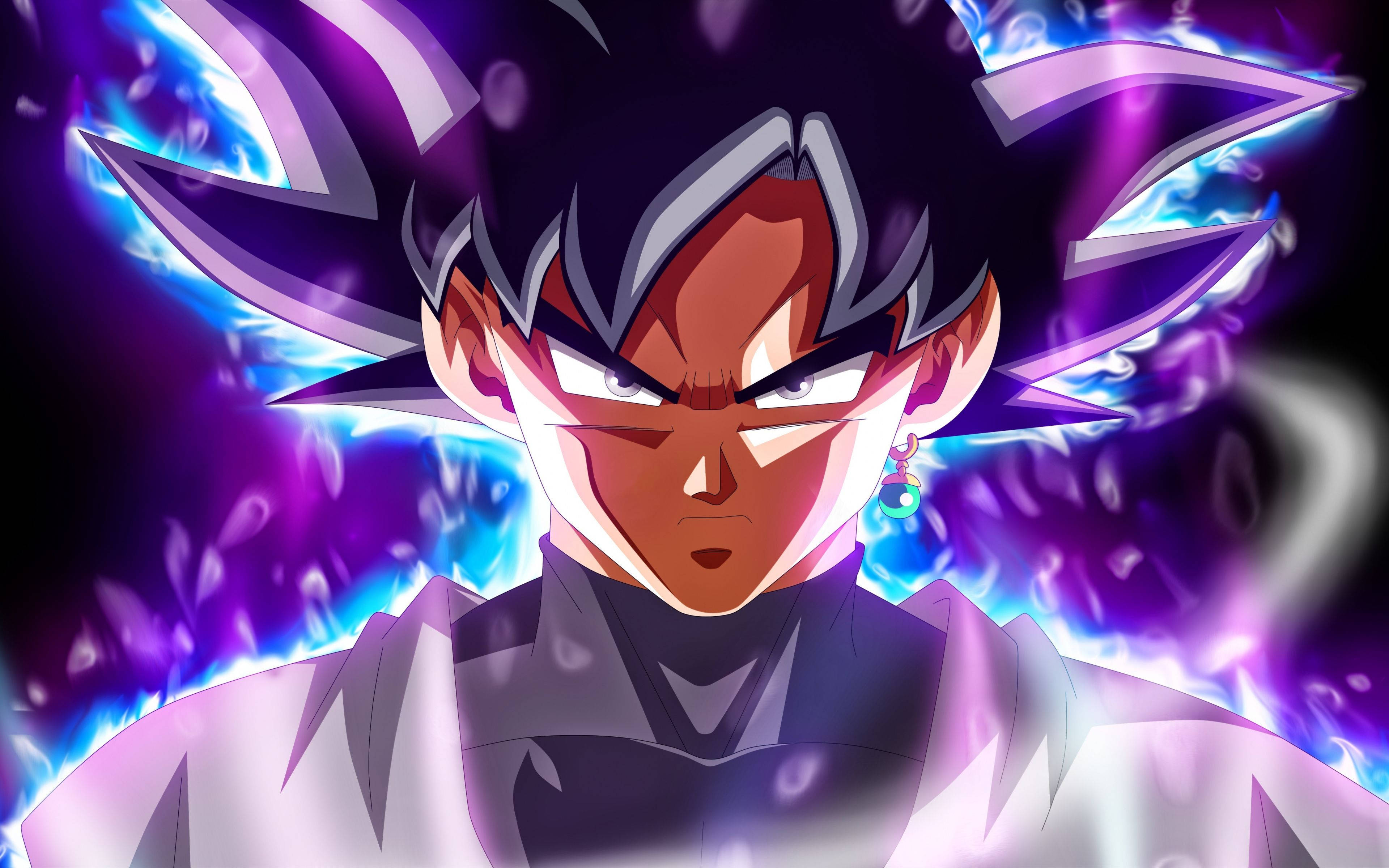 Goku Black Ultra Instinct Form Background