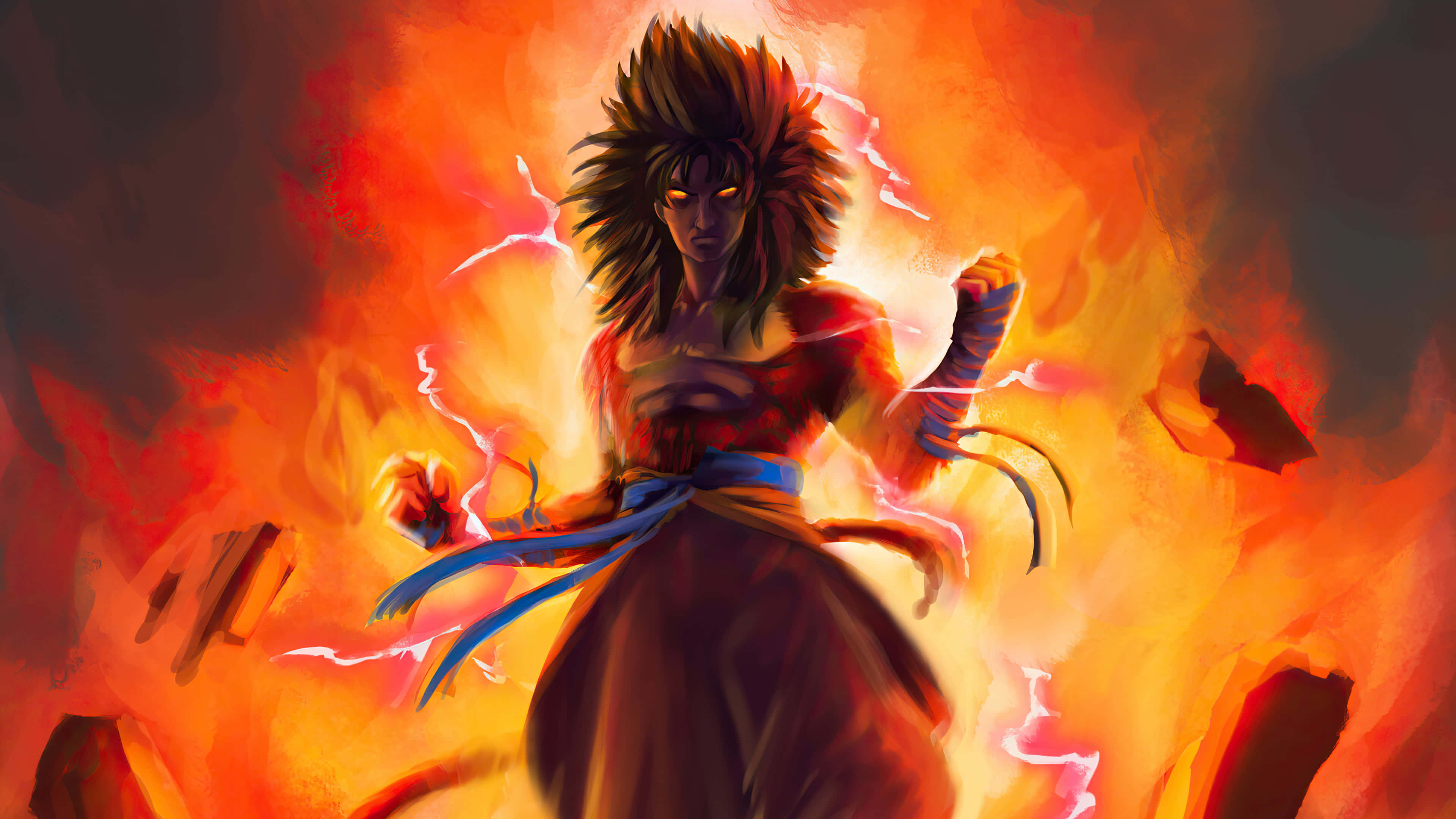 Downloaden Goku Ssj4 3840 X 2160 Wallpaper | Wallpapers.com