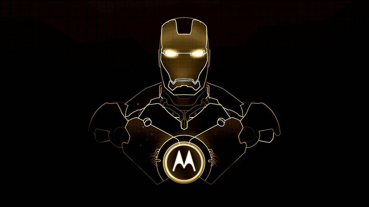 Gold Motorola Iron Man Background
