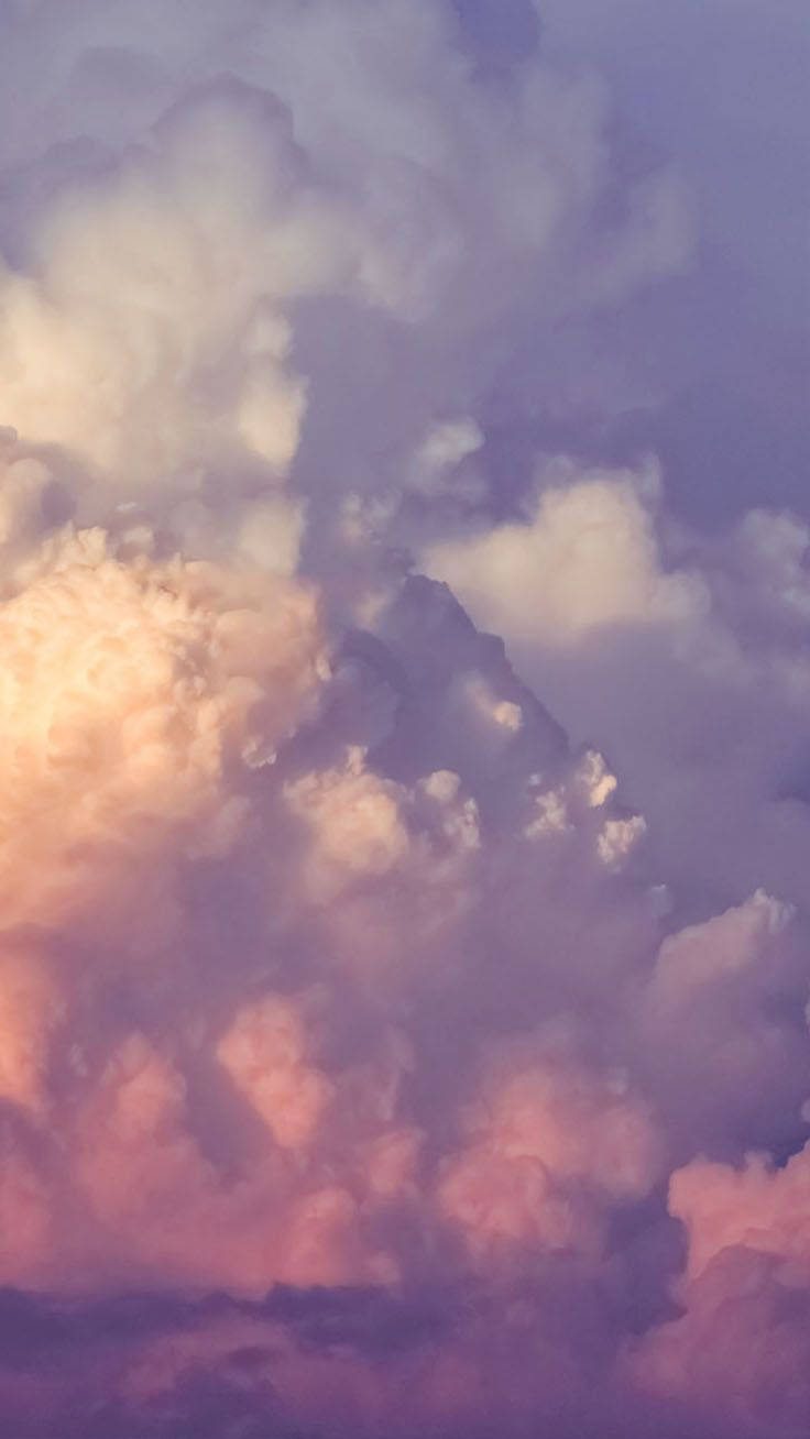 Golden Hour Clouds Background