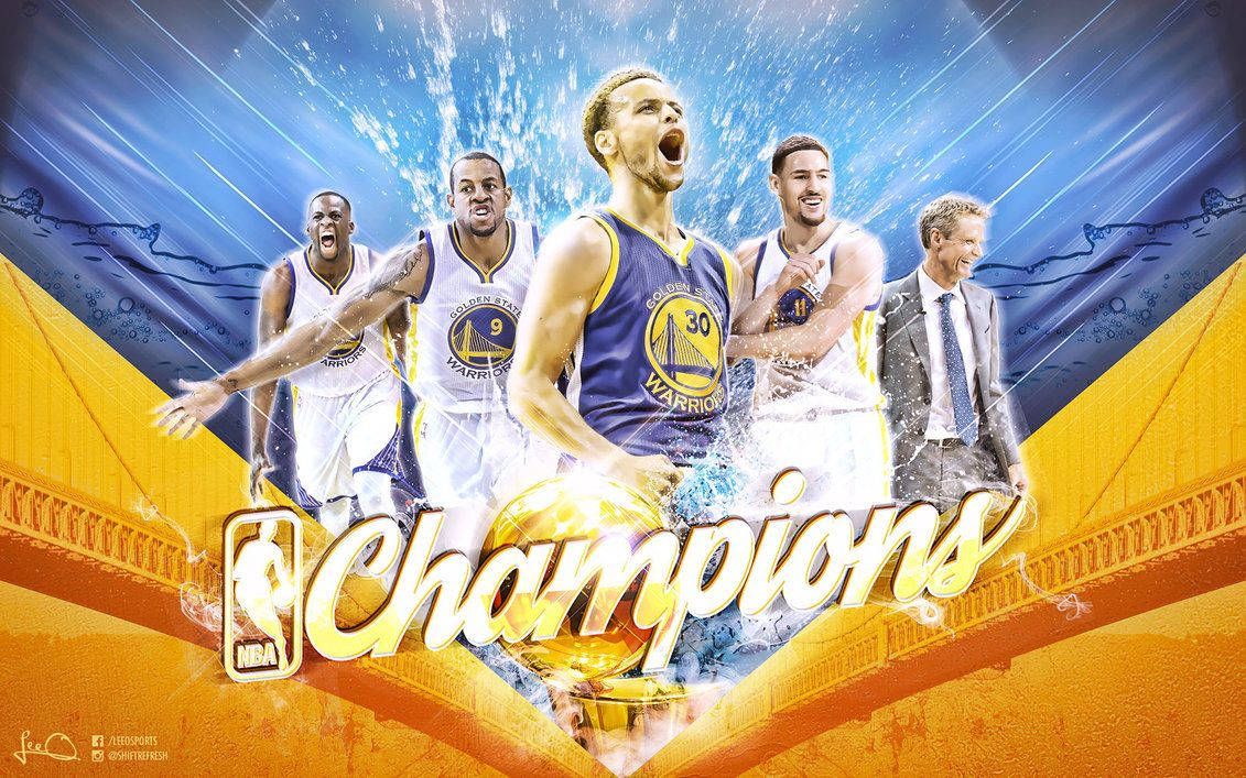Golden State Warriors Nba Champions Background