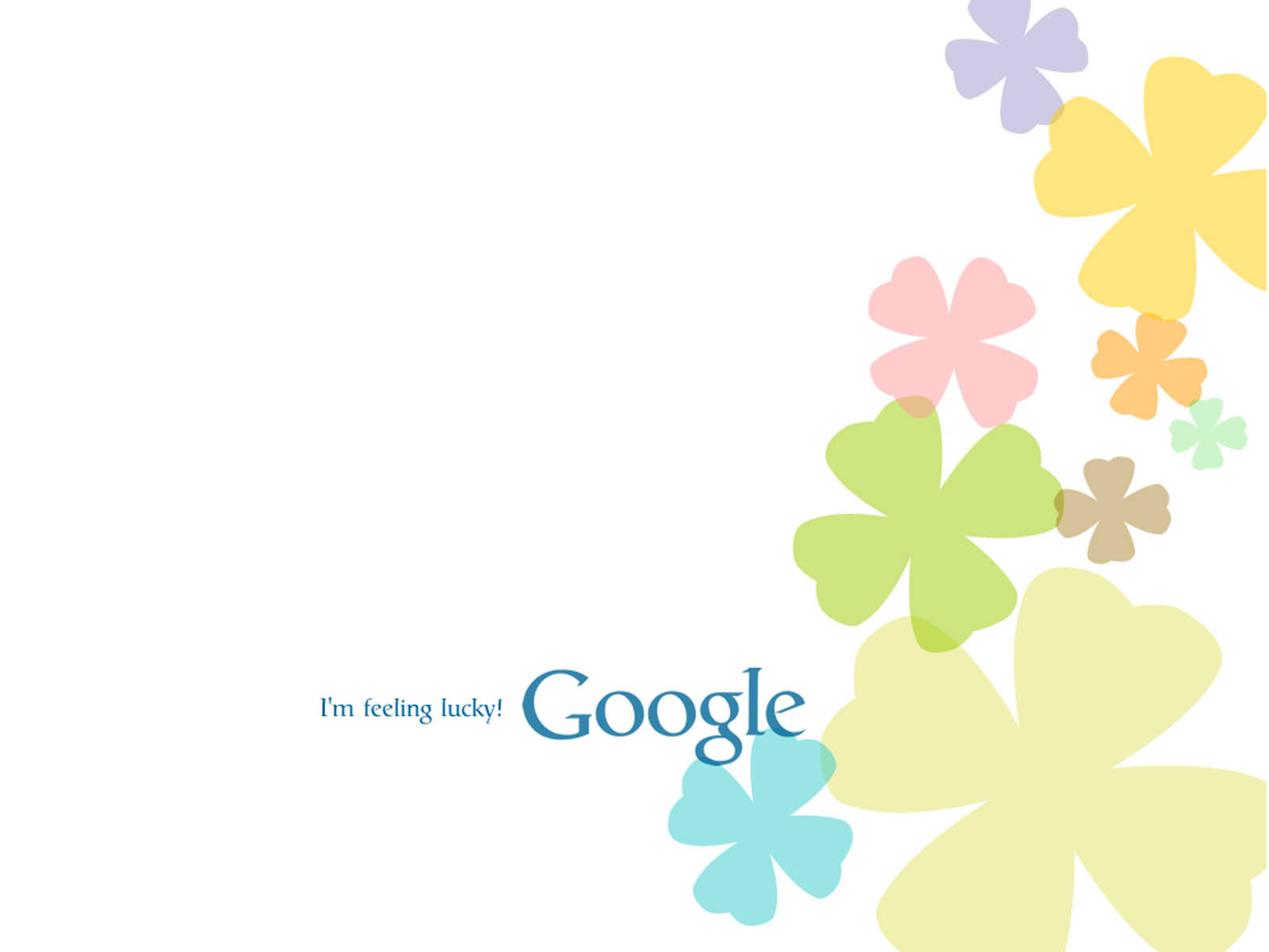 Google Floral Background