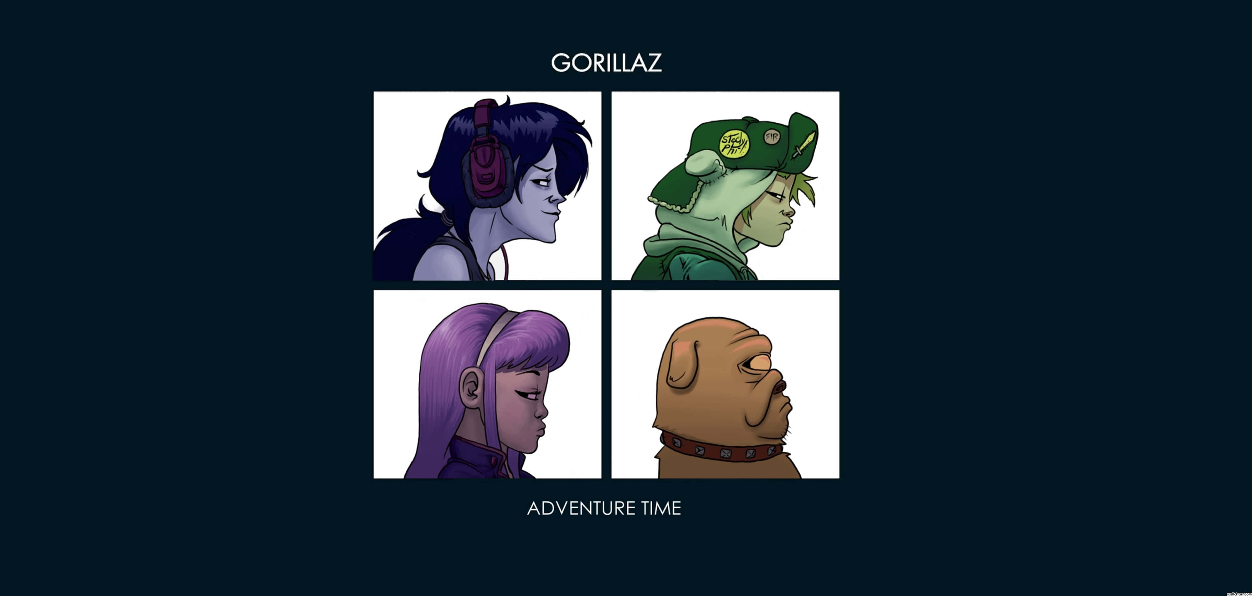 Download Gorillaz - Adap Me Wallpaper Wallpaper | Wallpapers.com