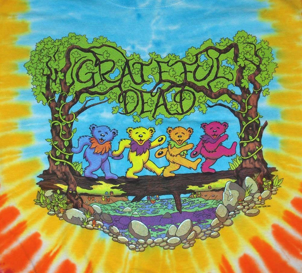 Grateful Dead Bears And Trees Background
