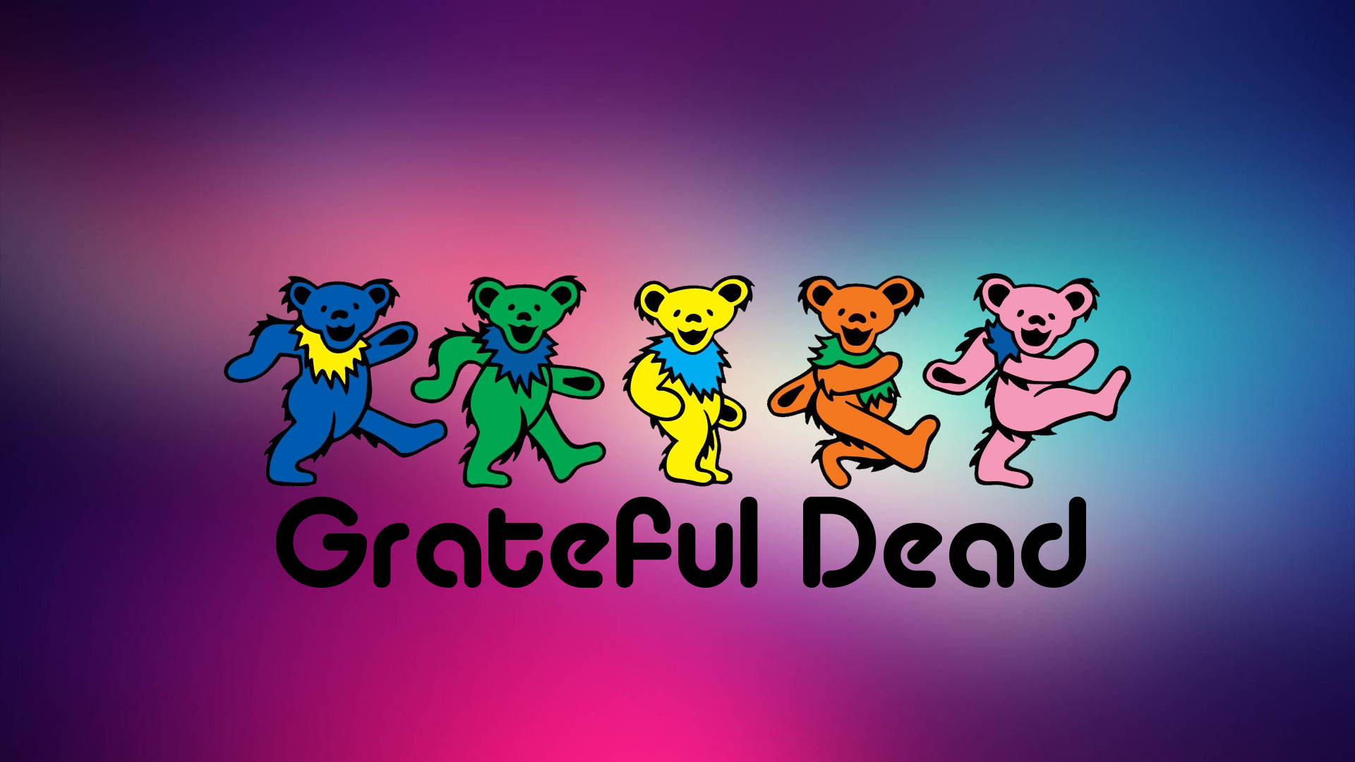 Grateful Dead Marching Bears Background