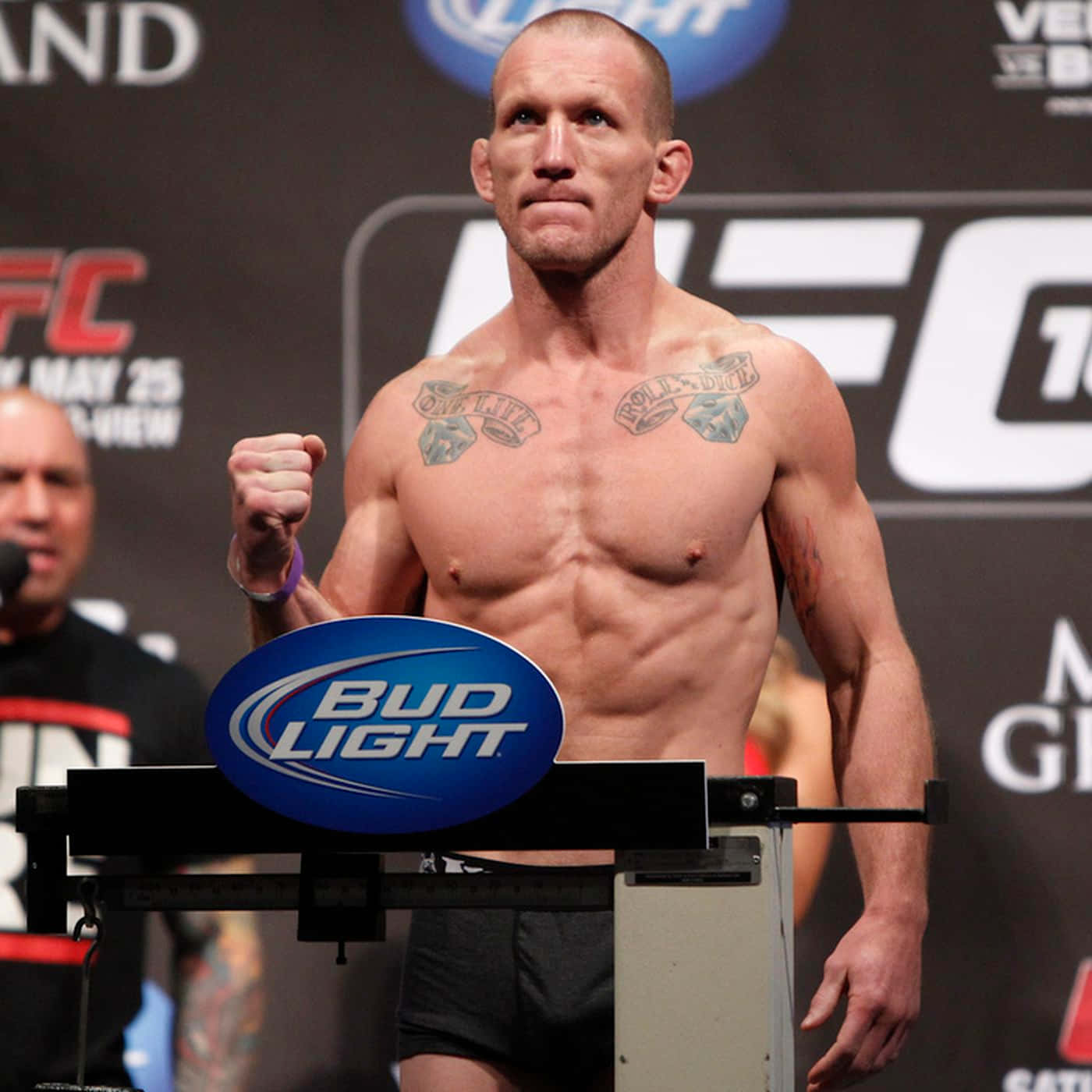 Download Gray Maynard Standing On Weighing Scale Wallpaper | Wallpapers.com