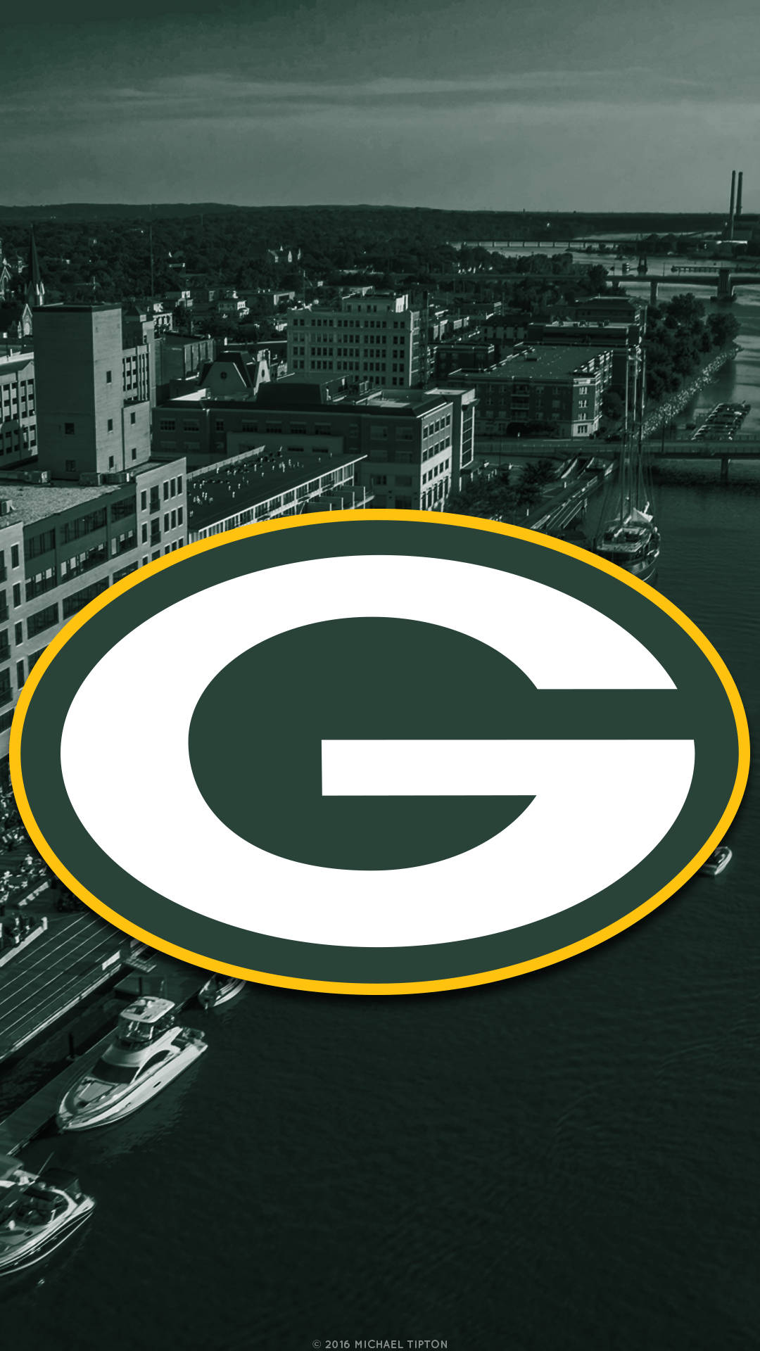 Green Bay Packers City Bay Logo Background